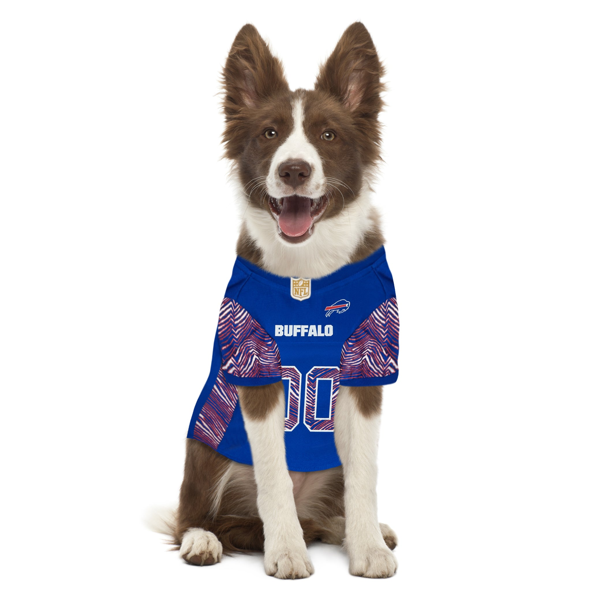 Buffalo Bills Zubaz Pet Jersey Image 1