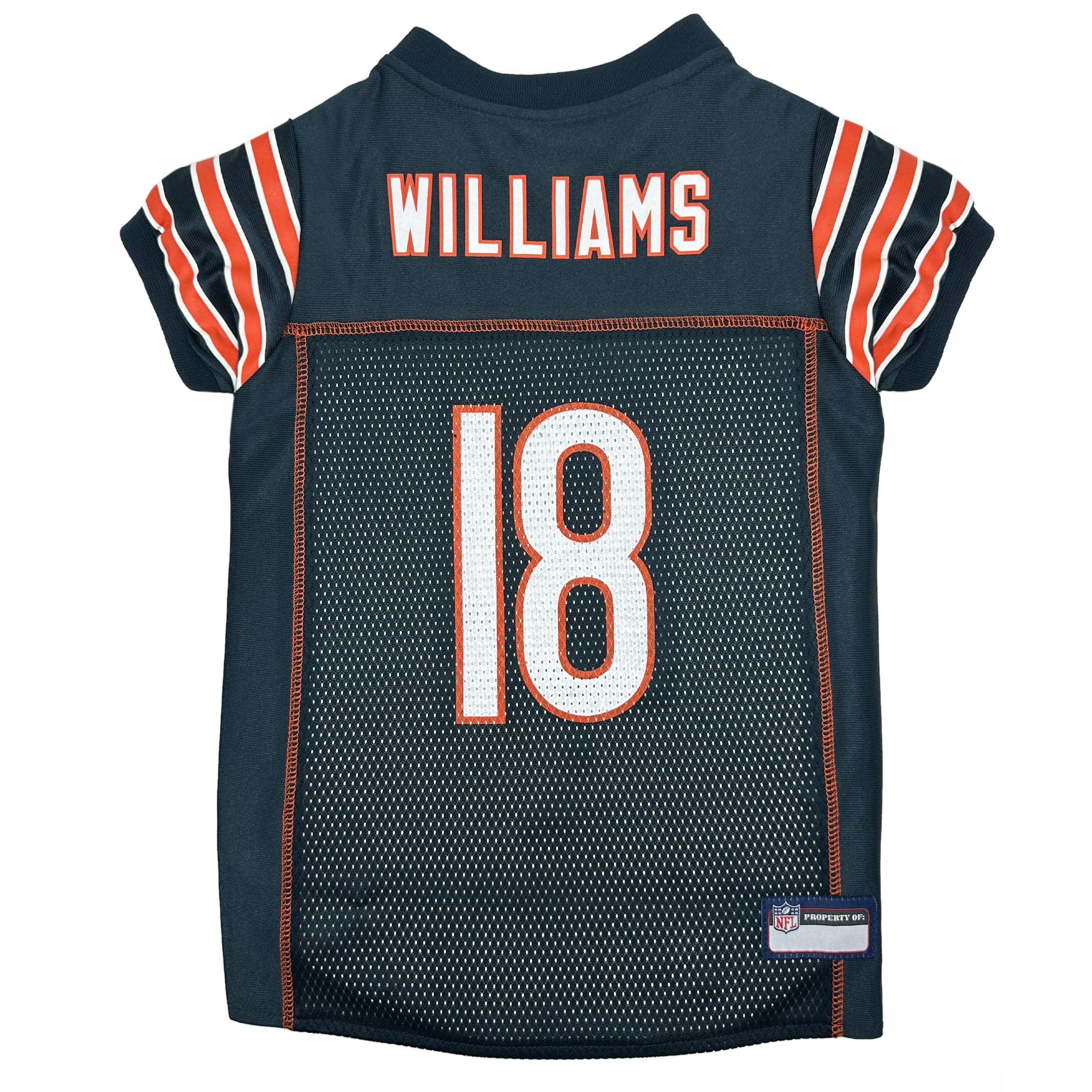 Caleb Williams Pet Striped Jersey (CHI) Image 1