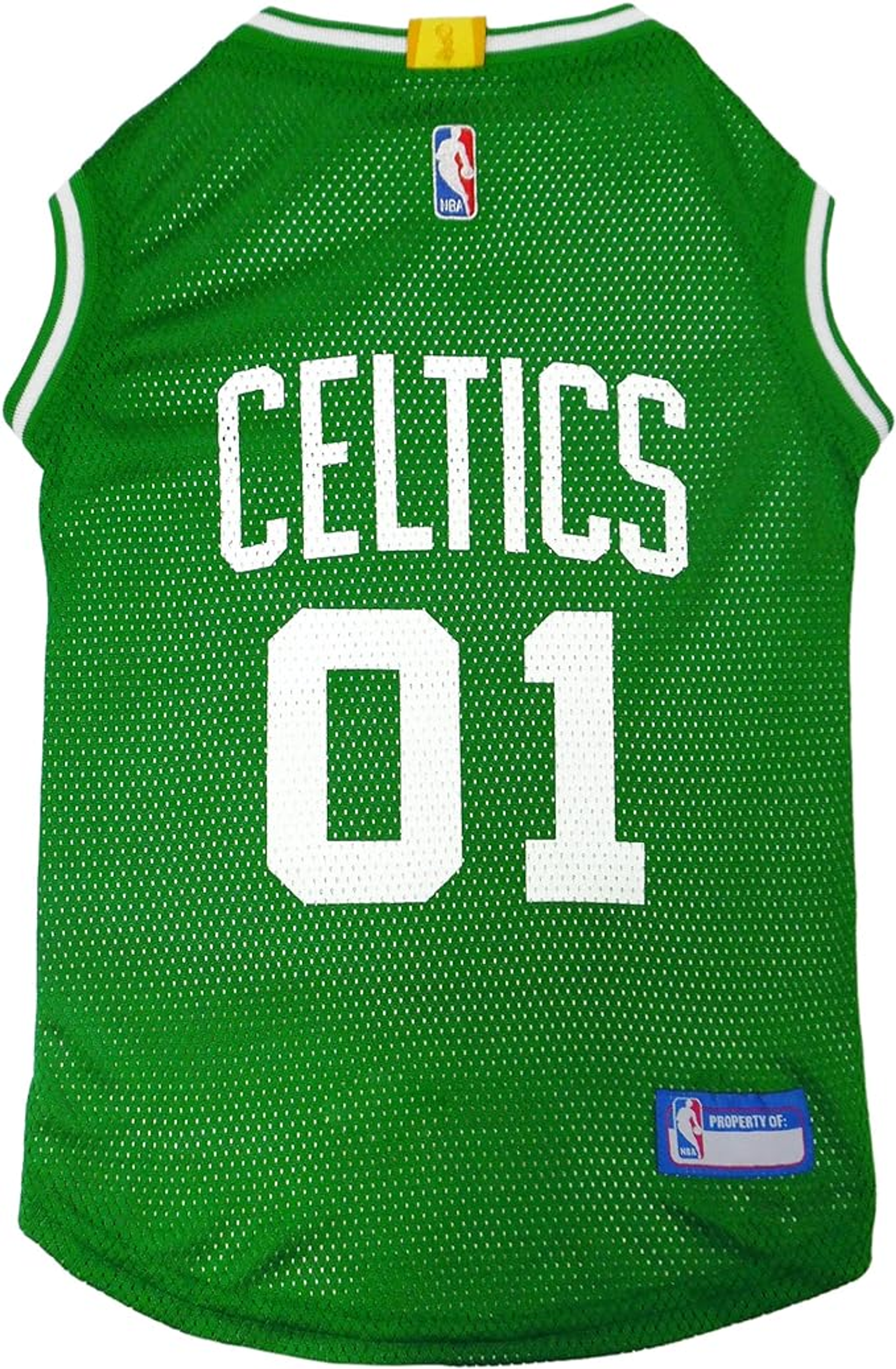 Boston Celtics Basketball Mesh Jersey Image 1