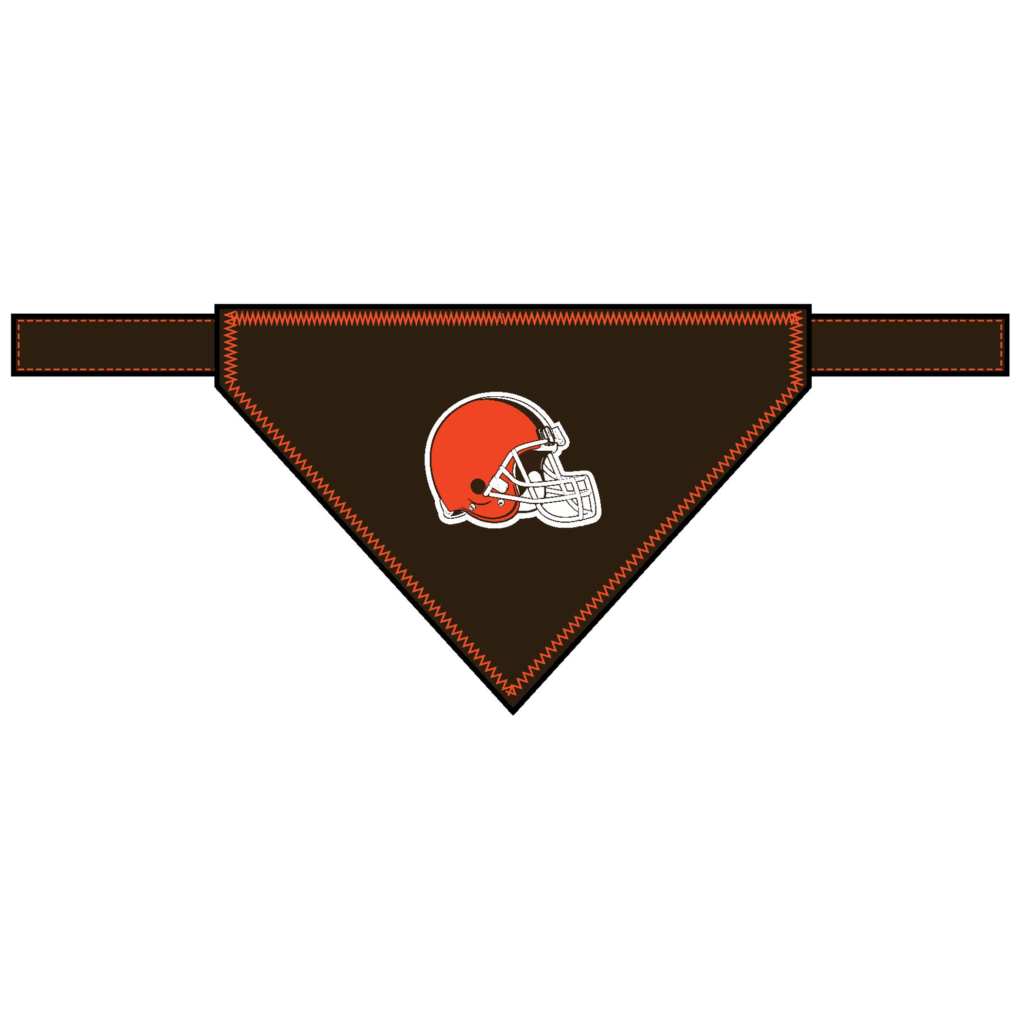 CLEVELAND BROWNS TIE AROUND BANDANA Image 1