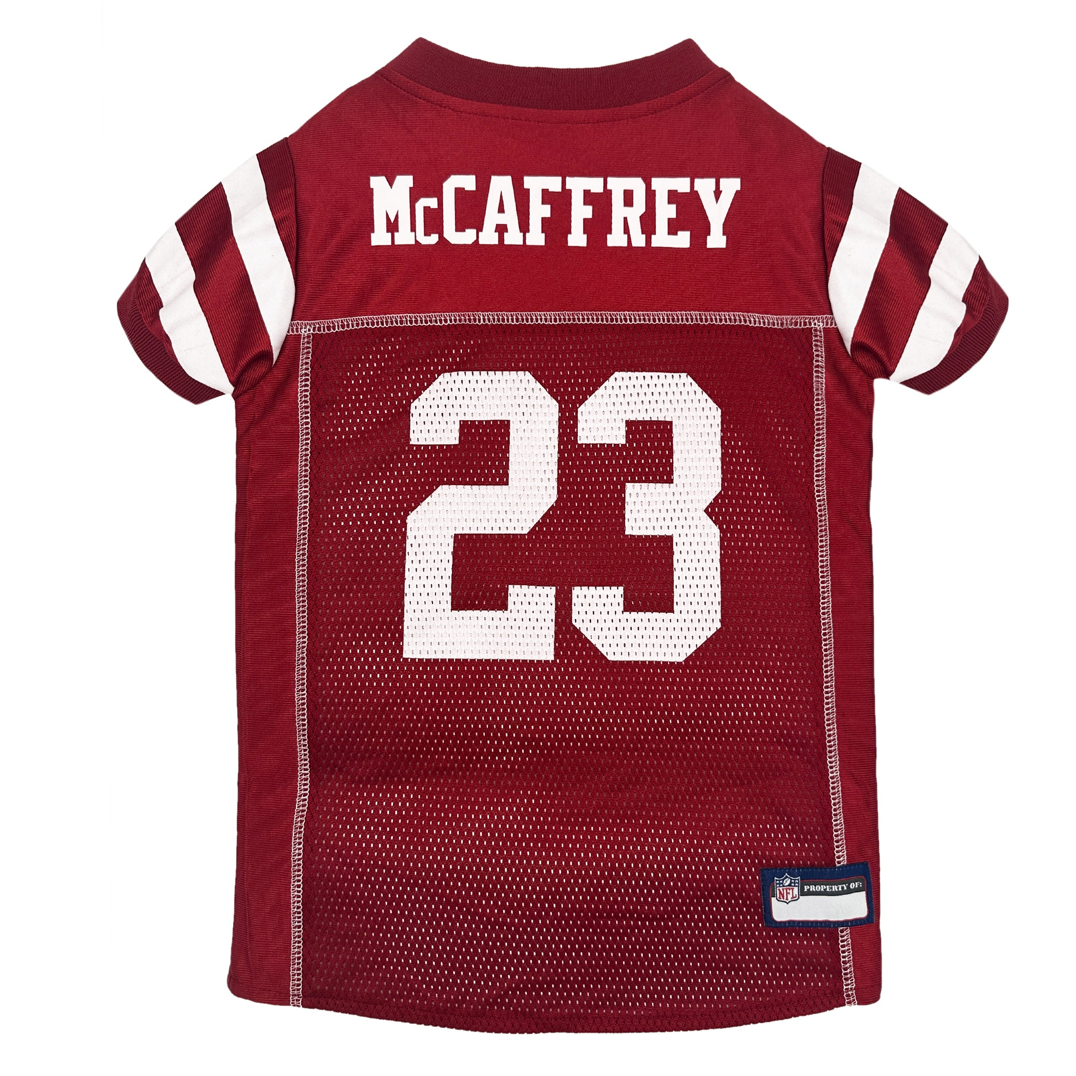 Christian Mccaffrey Pet Striped Jersey (San) Image 1