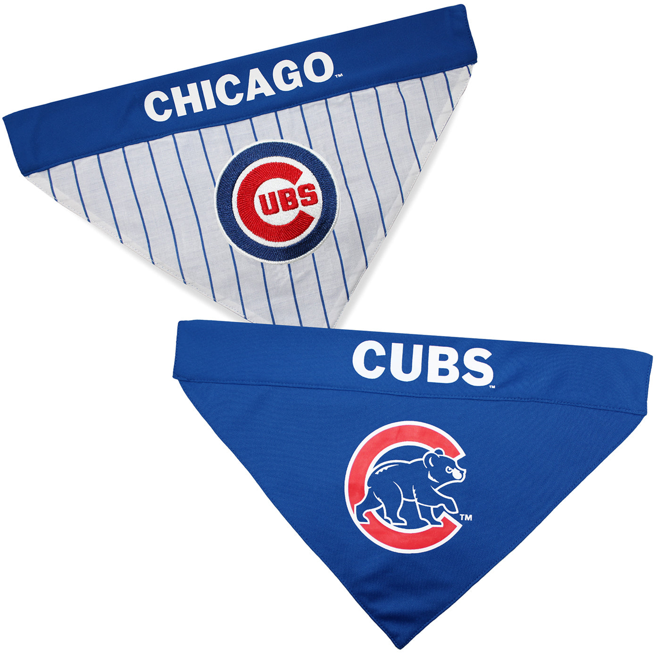 Chicago Cubs Reversible Pet Bandana Image 1