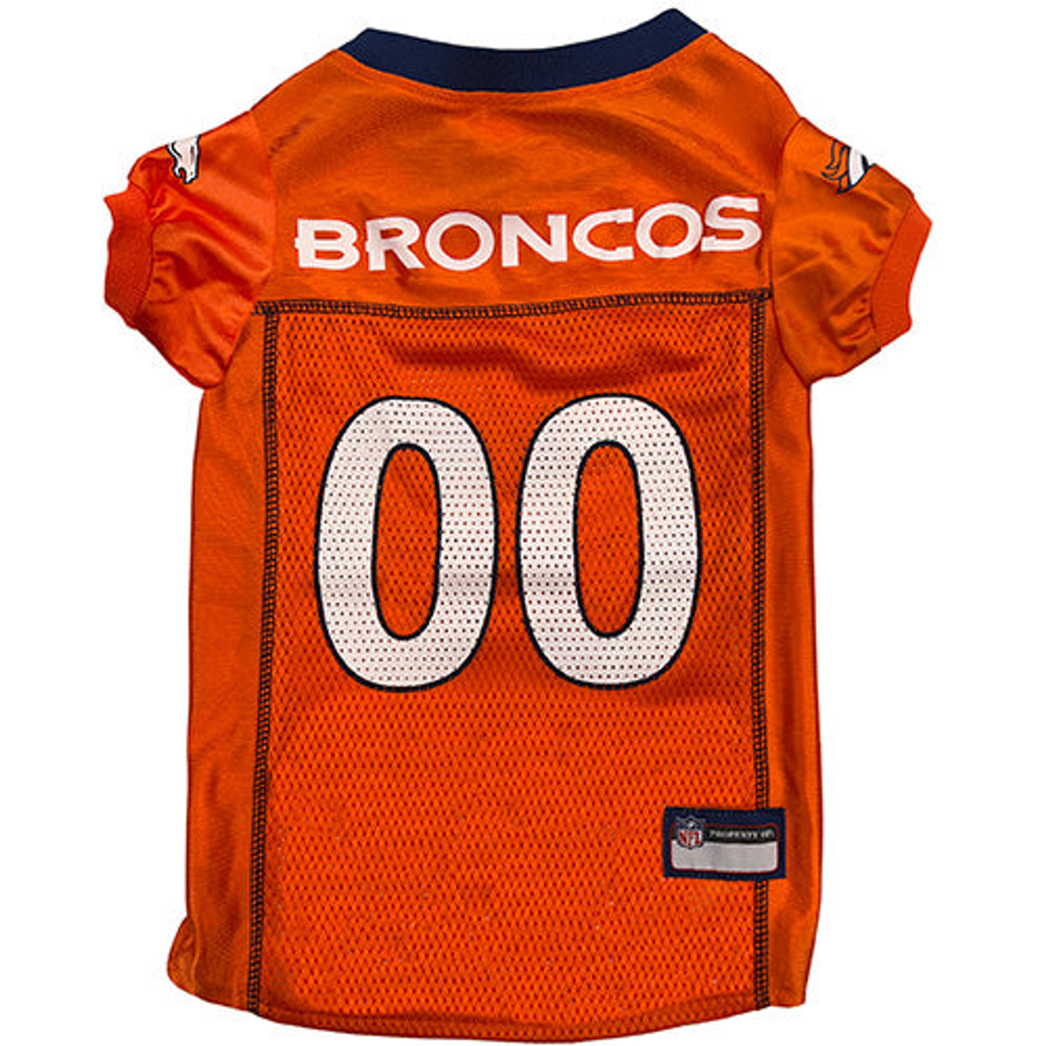 Denver Broncos Pet Striped Jersey Image 1