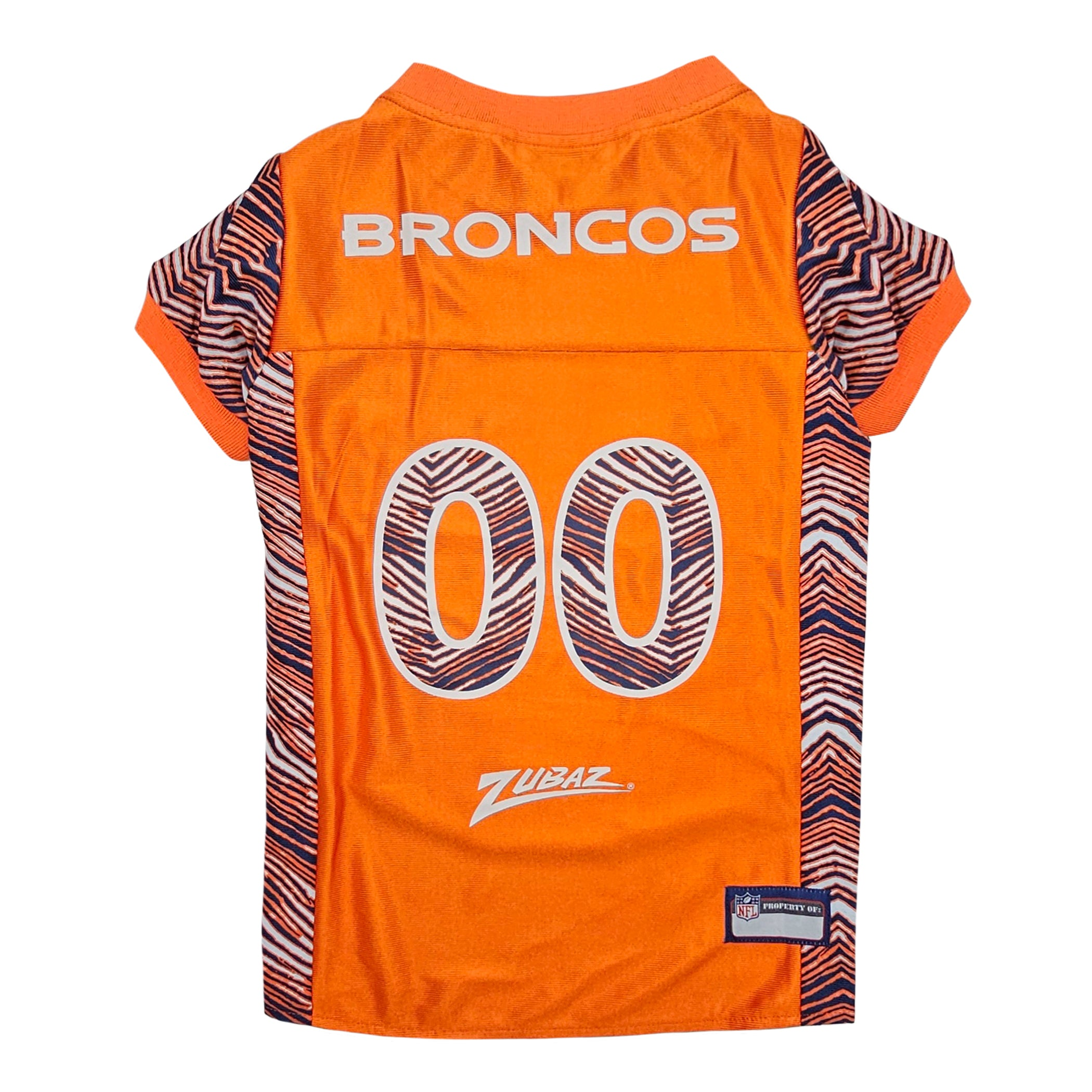 Denver Broncos Zubaz Pet Jersey Image 1