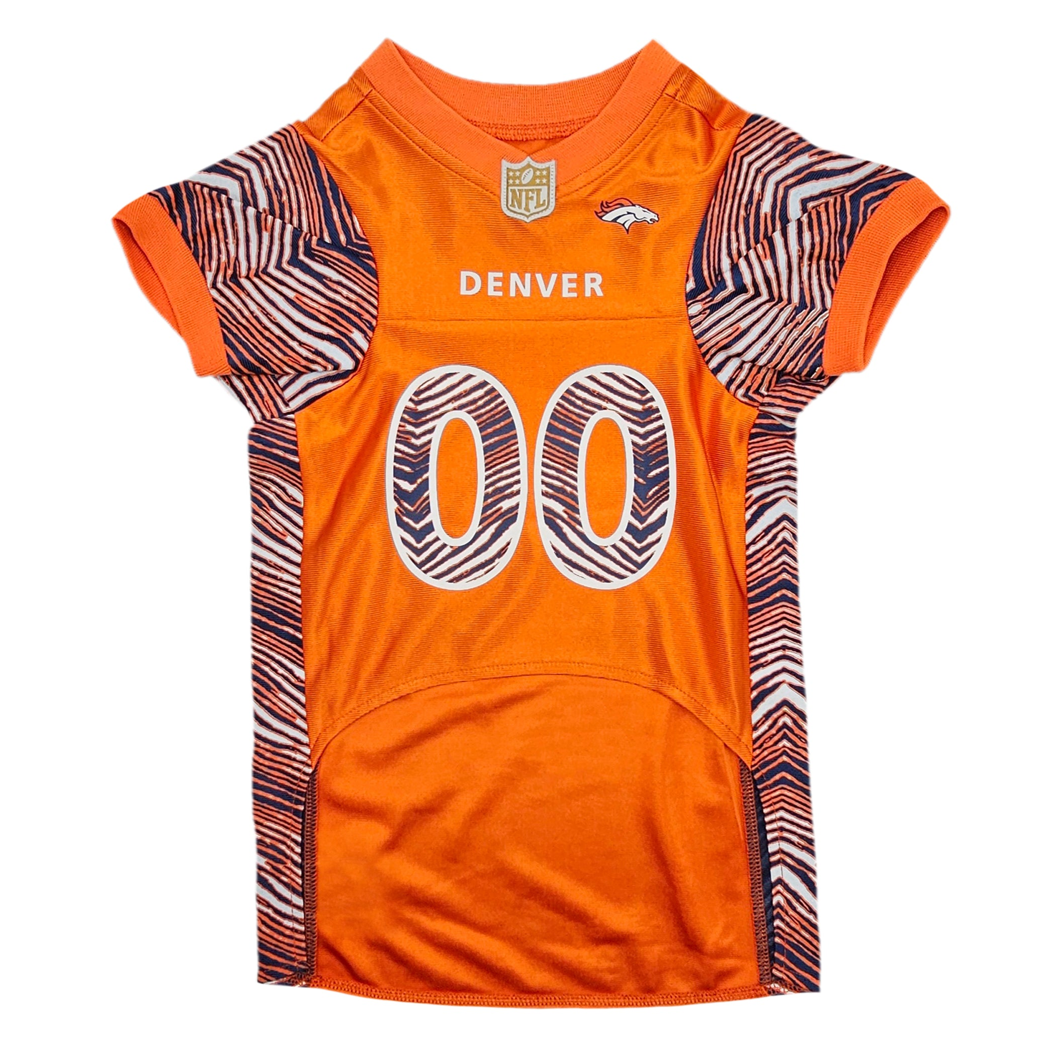 Denver Broncos Zubaz Pet Jersey Image 1