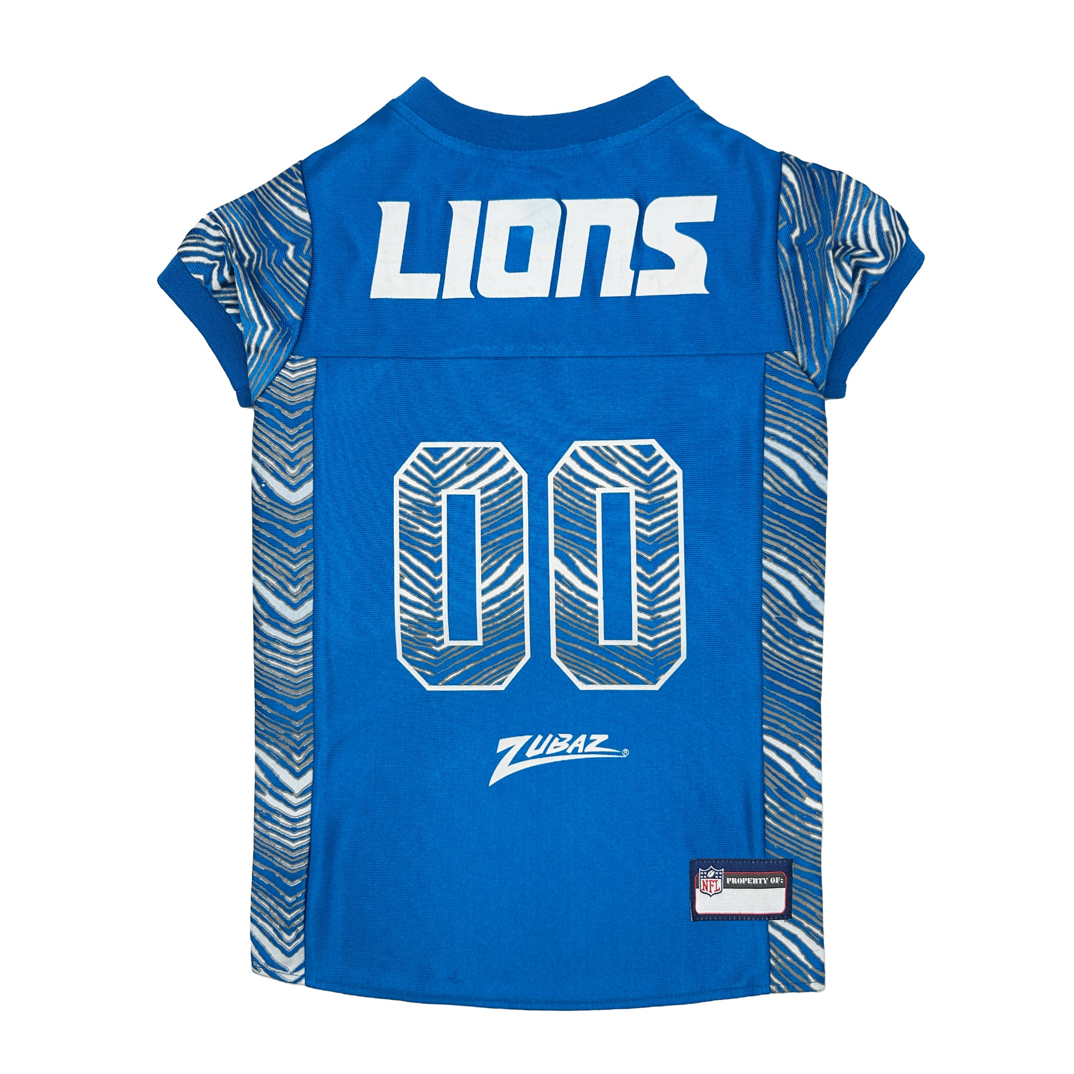 Detroit Lions Zubaz Pet Jersey Image 1