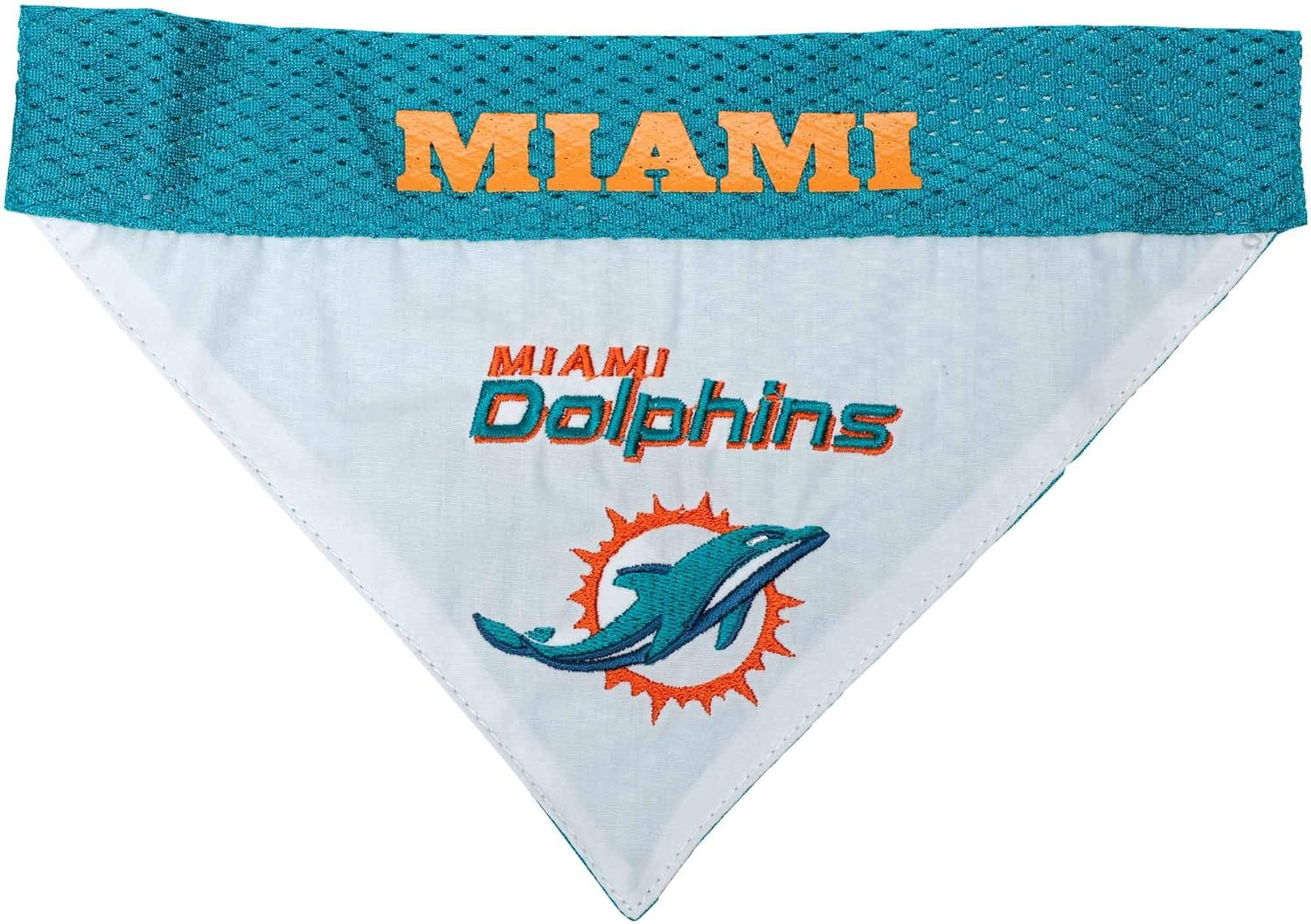 Miami Dolphins Reversible Bandana Image 1
