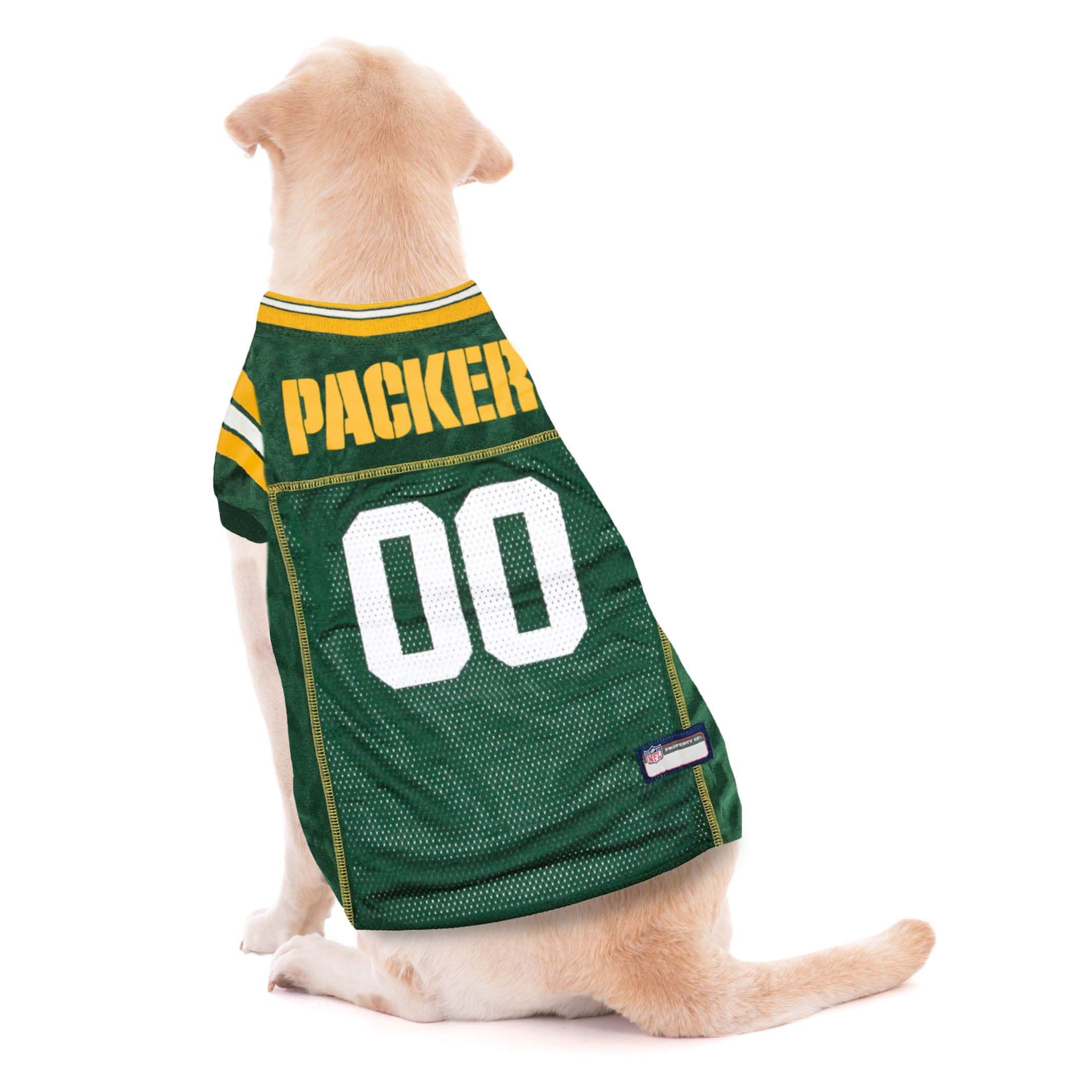 Green Bay Packers Pet Striped Jersey Image 1