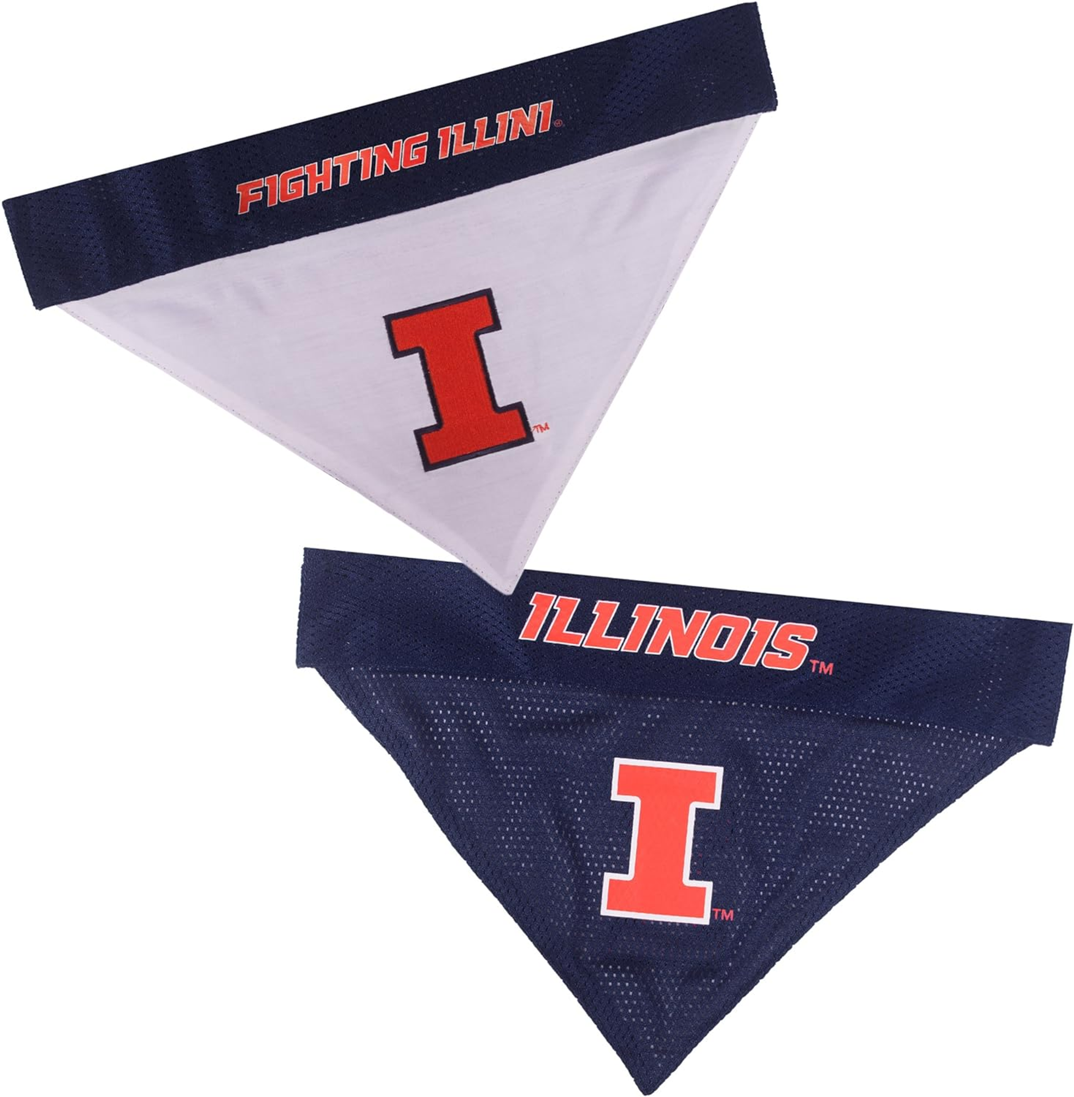 Illinois Reversible Bandana Image 1
