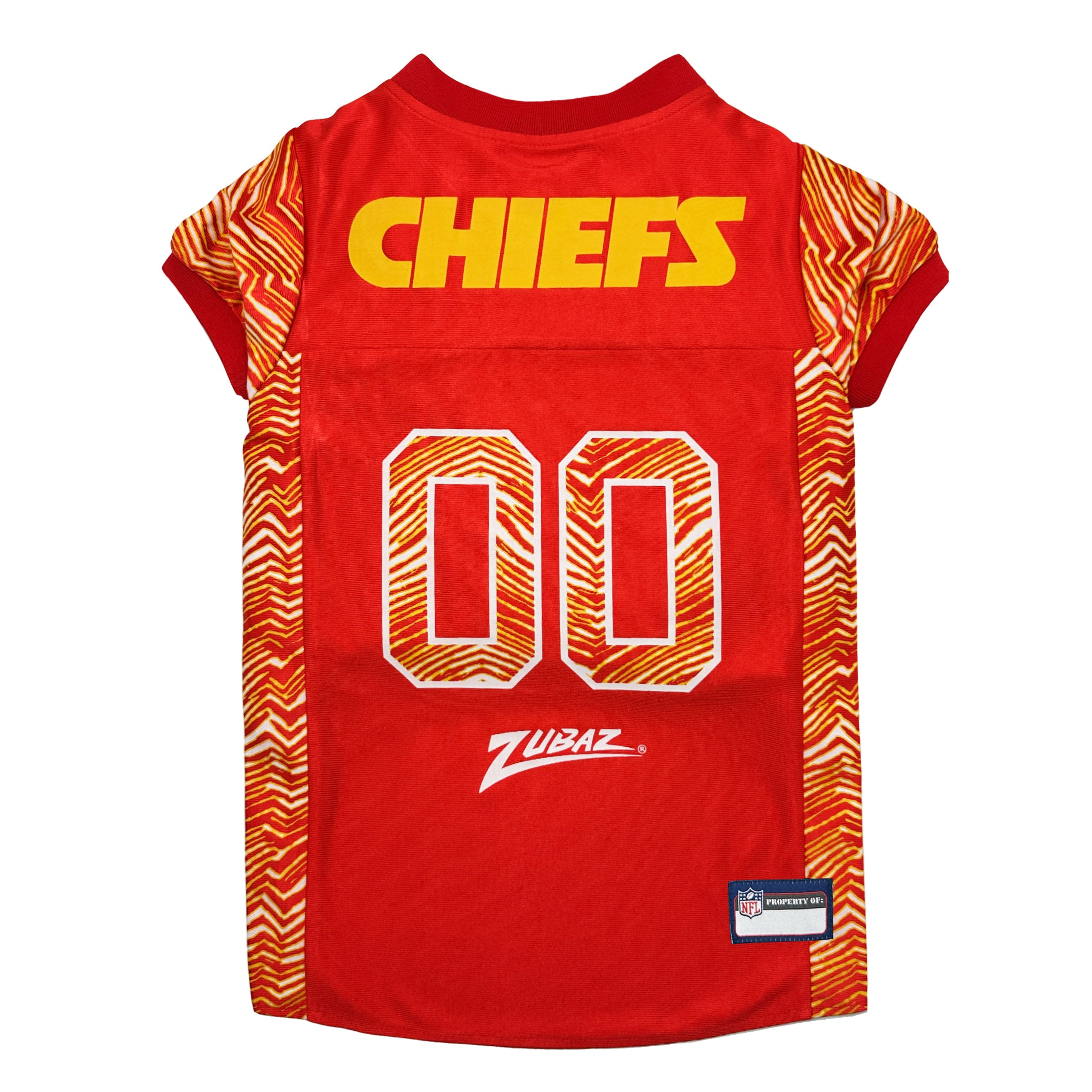 Kansas City Chiefs Zubaz Pet Jersey (Copy) Image 1