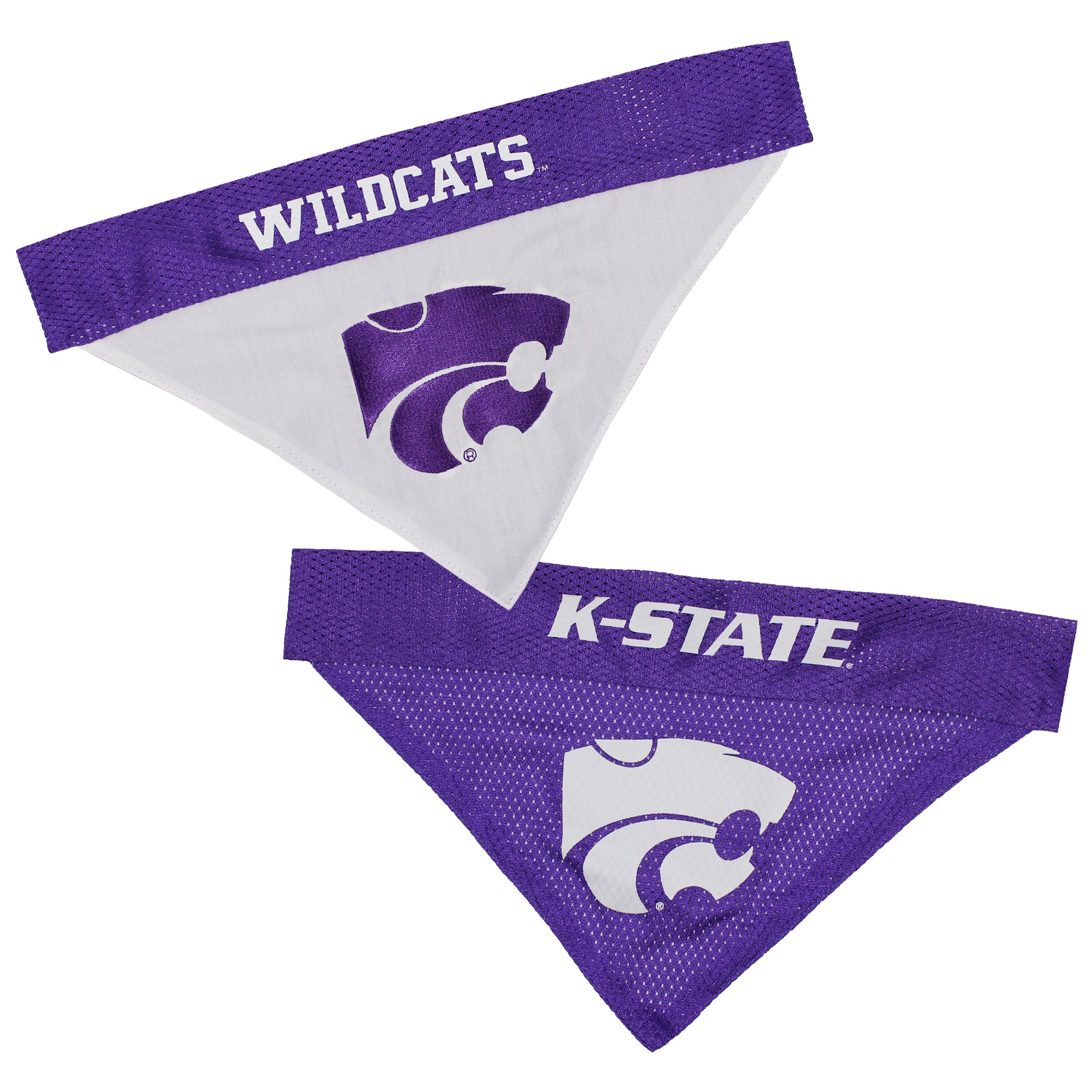 Kansas State Reversible Bandana Image 1