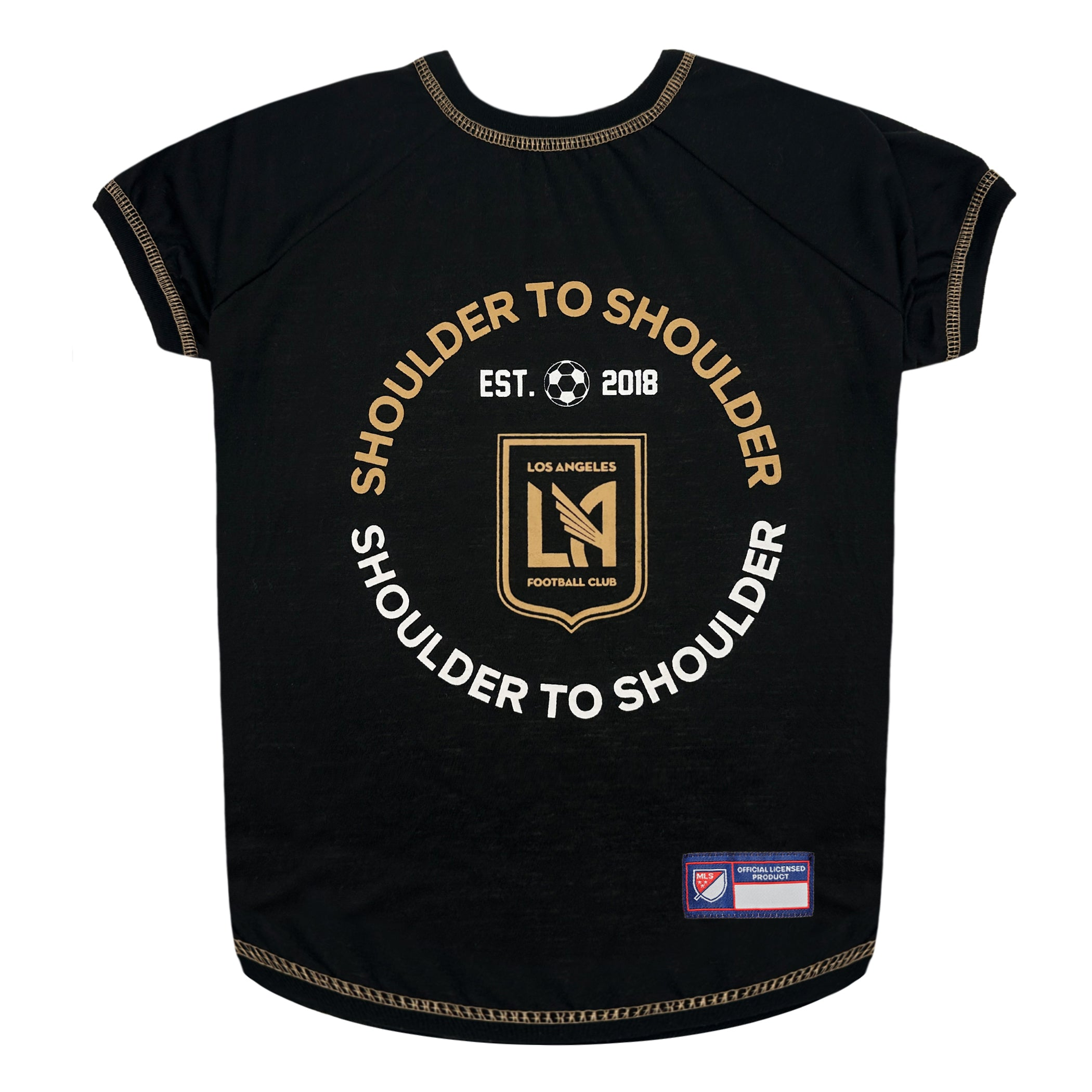 Los Angeles FC Pet Tee Shirt Image 1