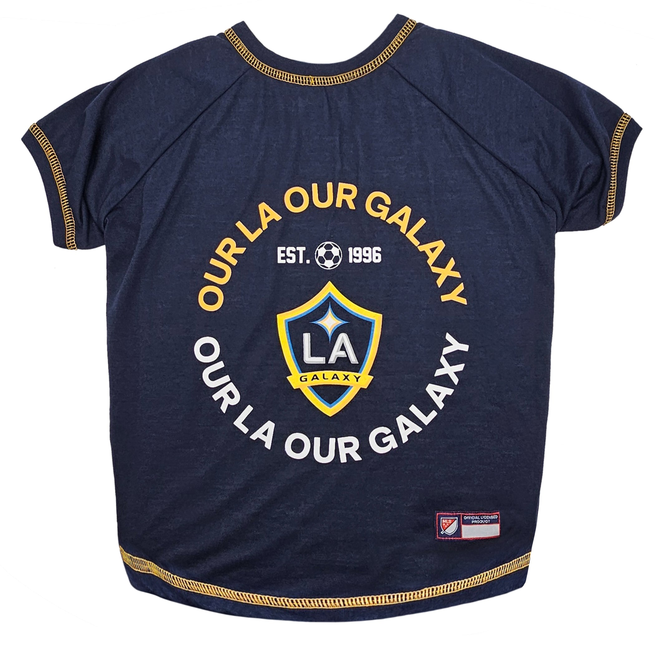 LA Galaxy Pet Tee Shirt Image 1