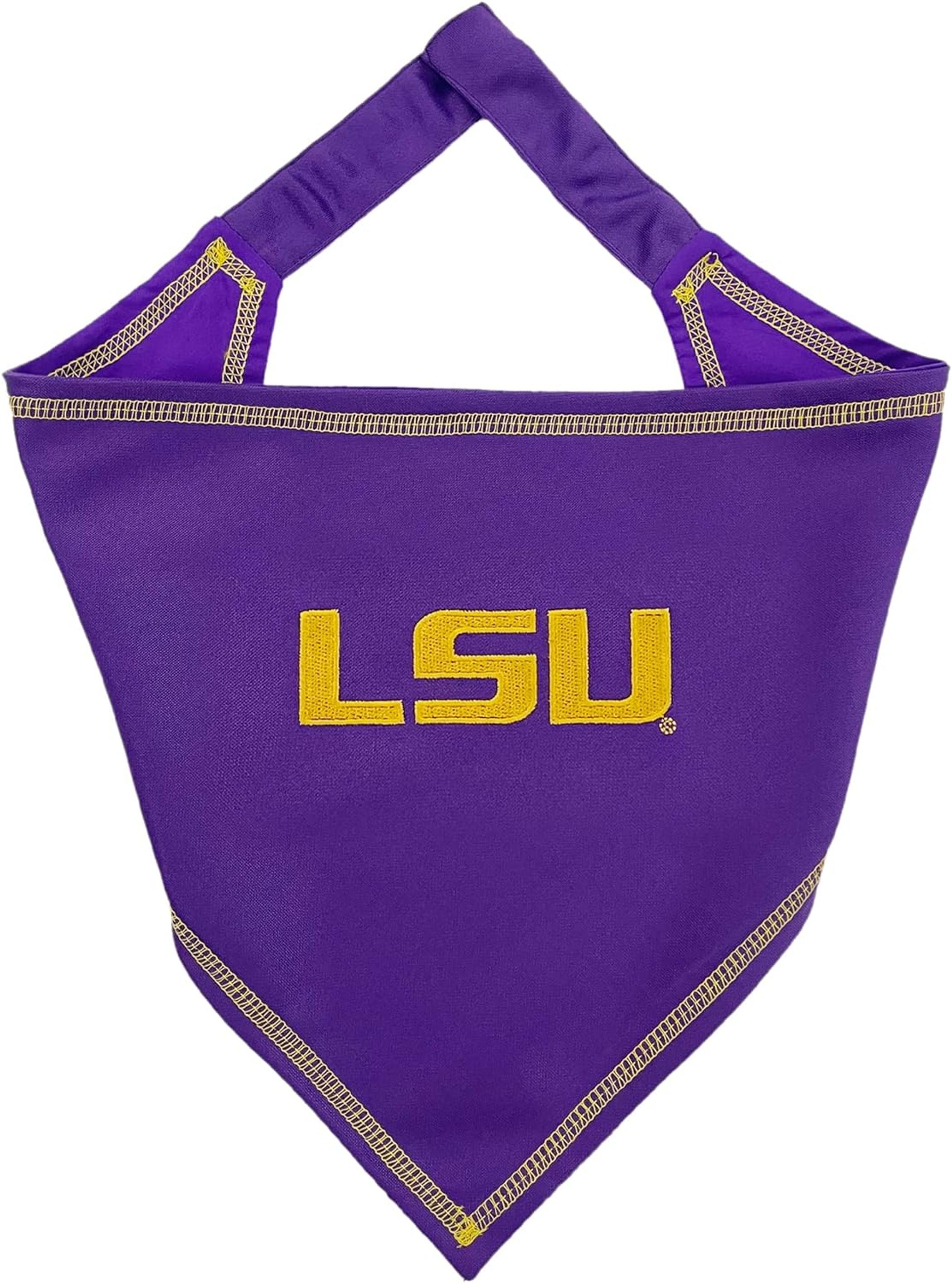 LSU Tie Around Bandana Image 1