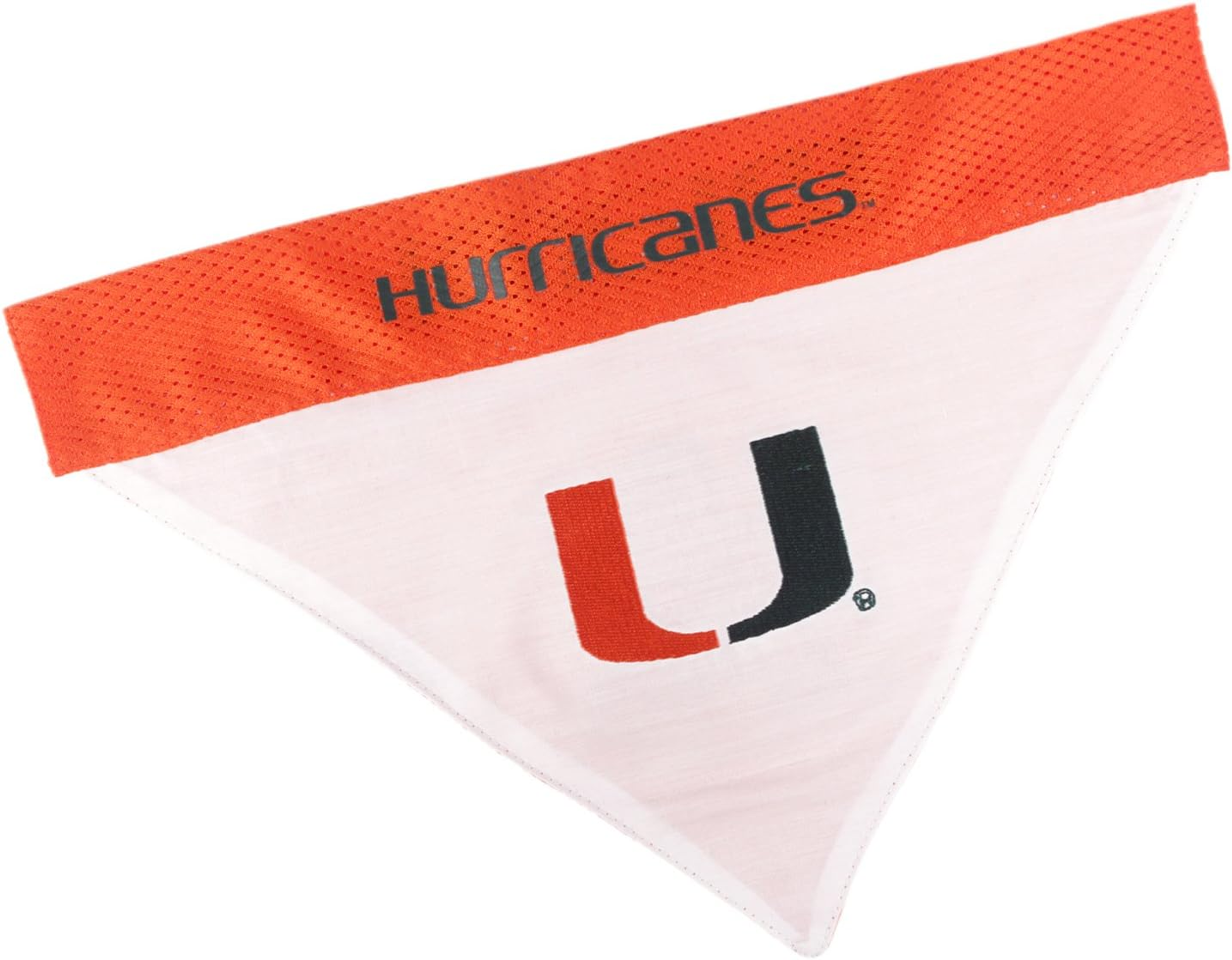 U Of Miami Reversible Bandana Image 1
