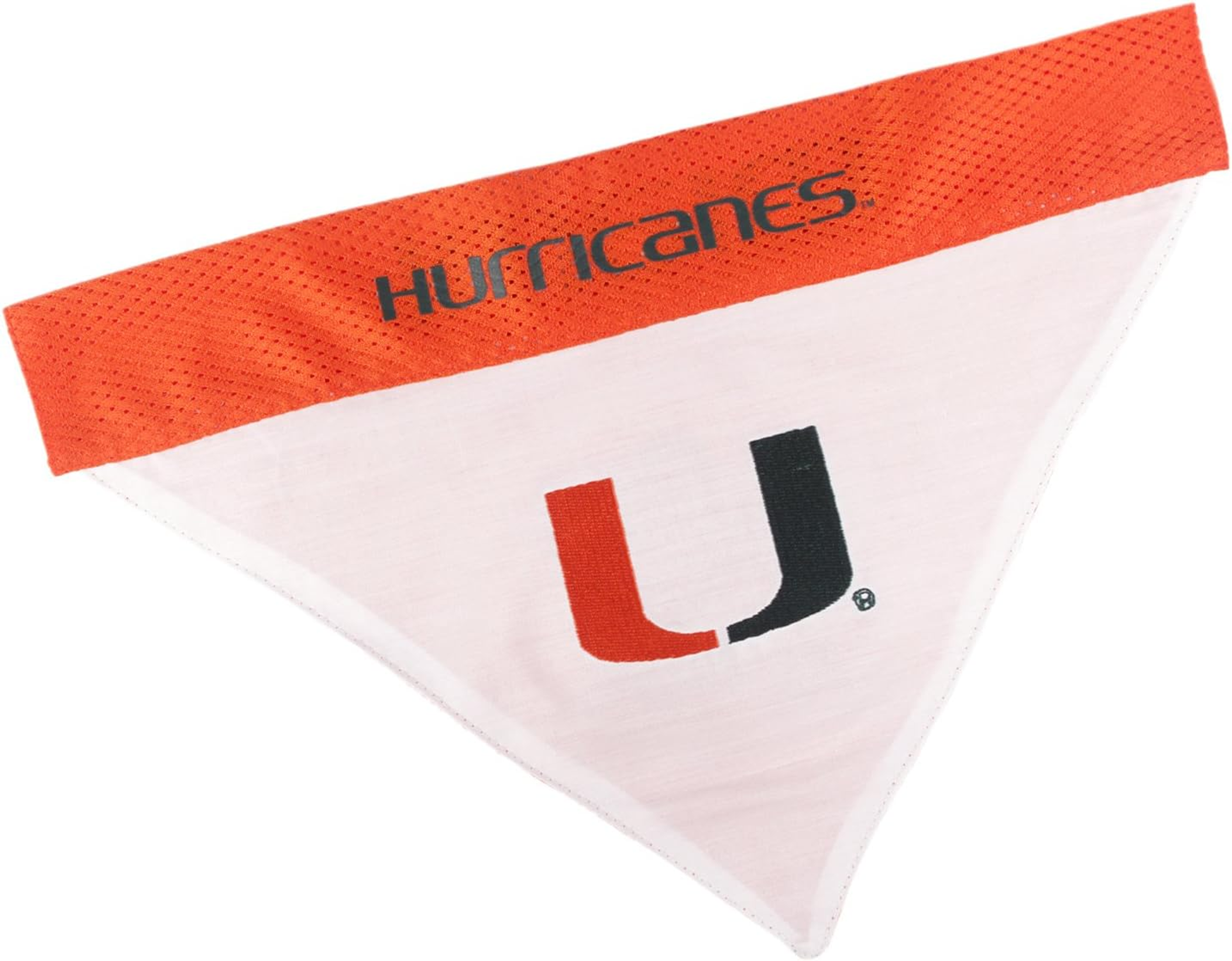 U Of Miami Reversible Bandana Image 1
