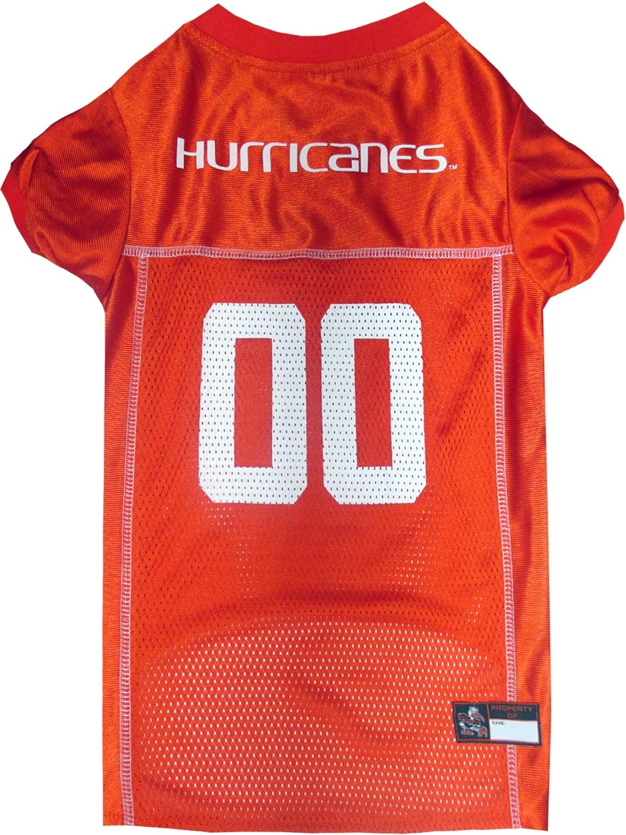 U Of Miami Pet Jersey Image 1