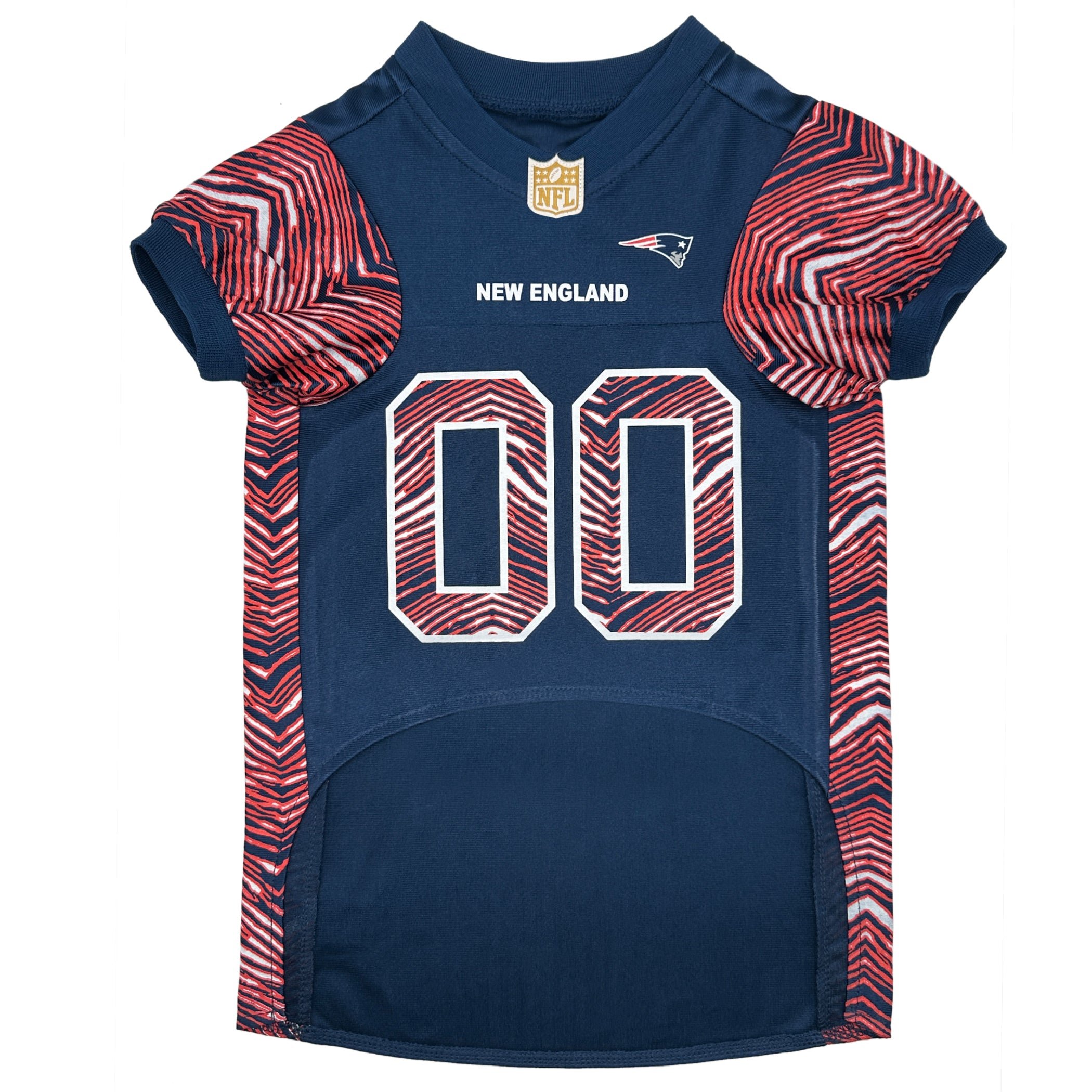 New England Patriots Zubaz Pet Jersey Image 1