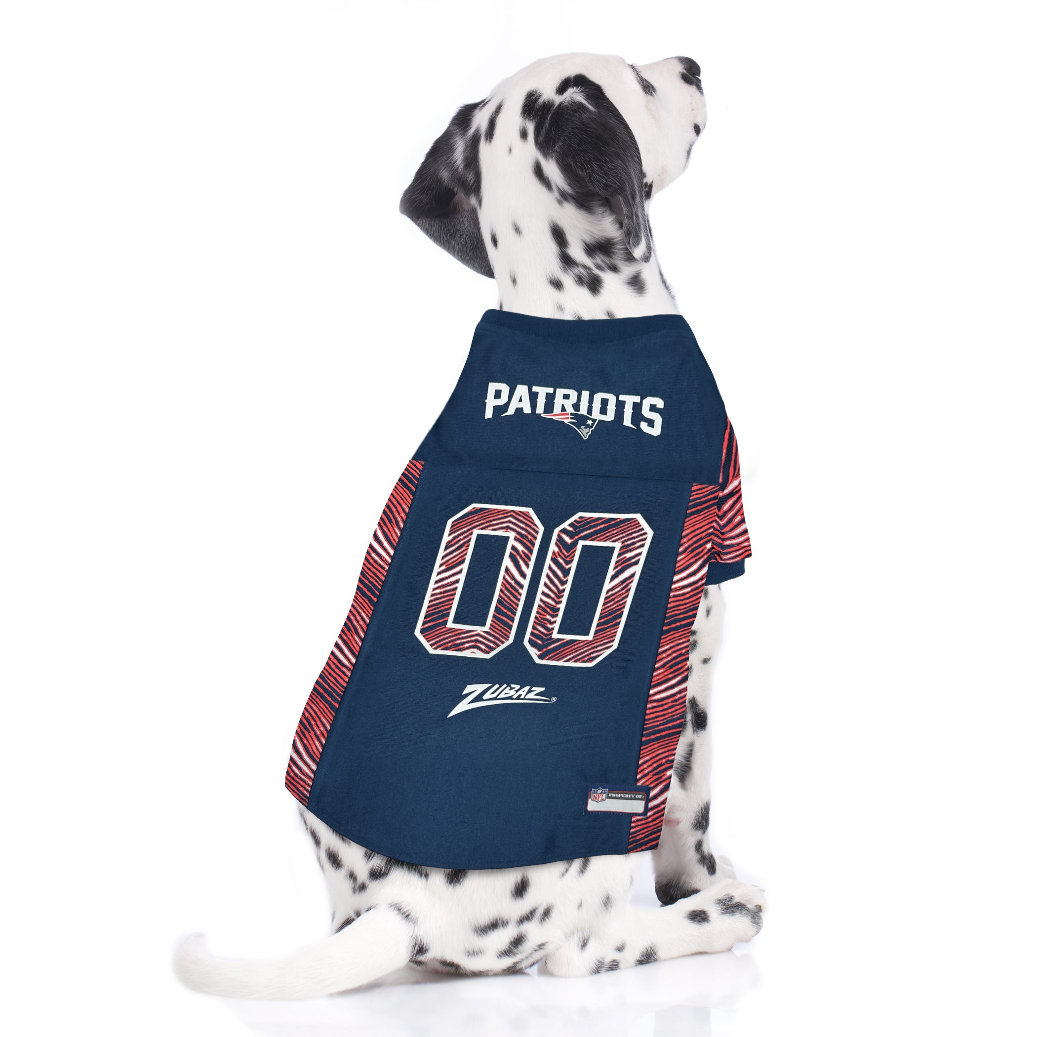 New England Patriots Zubaz Pet Jersey Image 1