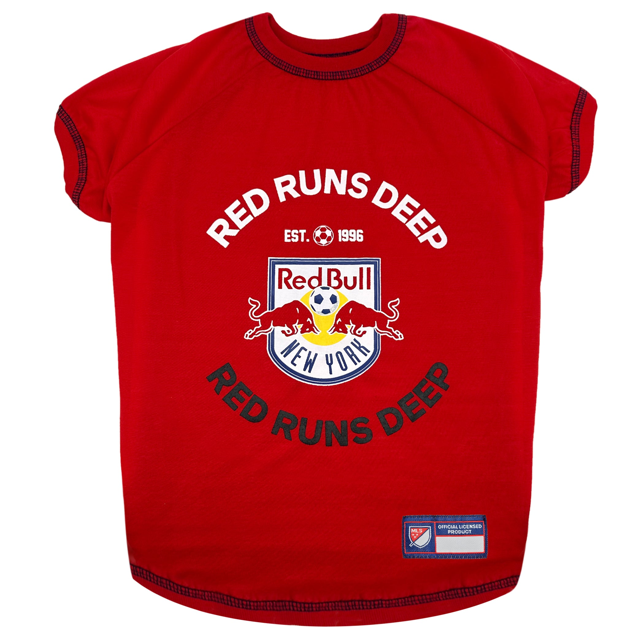 New York Red Bulls Pet Tee Shirt Image 1