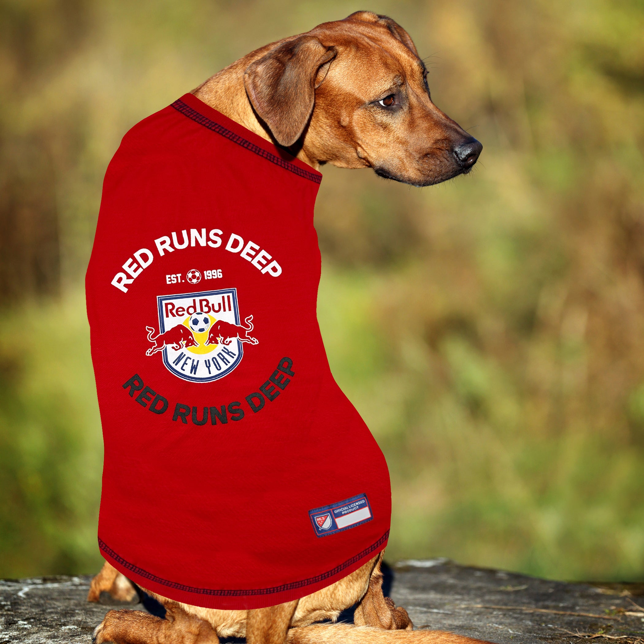 New York Red Bulls Pet Tee Shirt Image 1