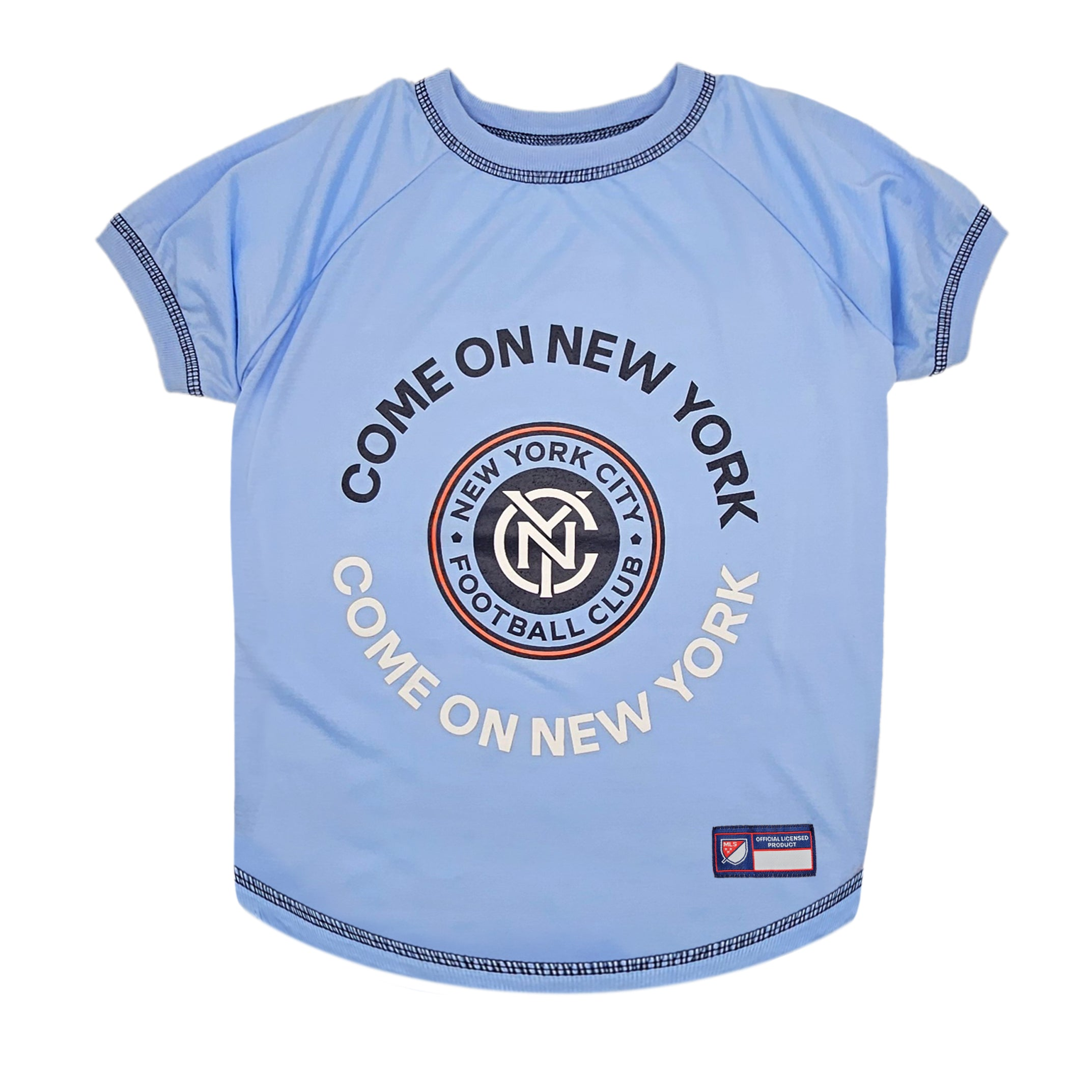 New York City FC Pet Tee Shirt Image 1
