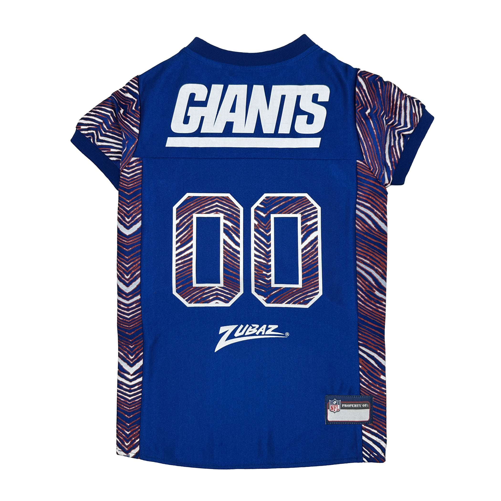New York Giants Zubaz Pet Jersey Image 1