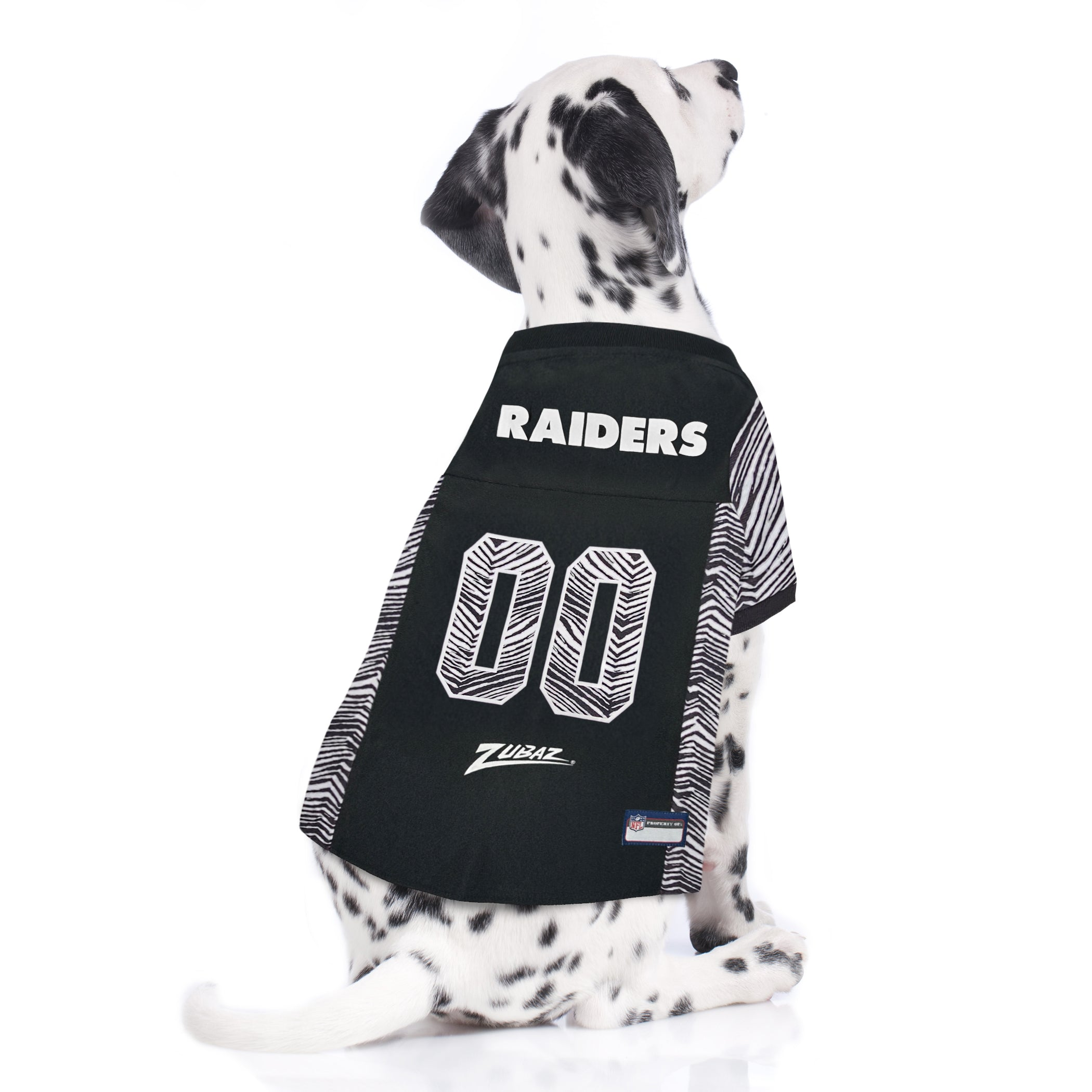 Las Vegas Raiders Zubaz Pet Jersey Image 1