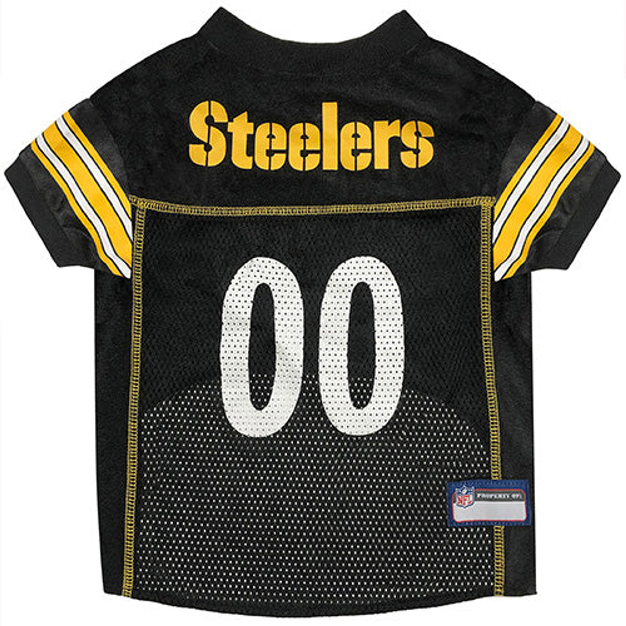Pittsburgh Steelers Pet Striped Jersey Image 1