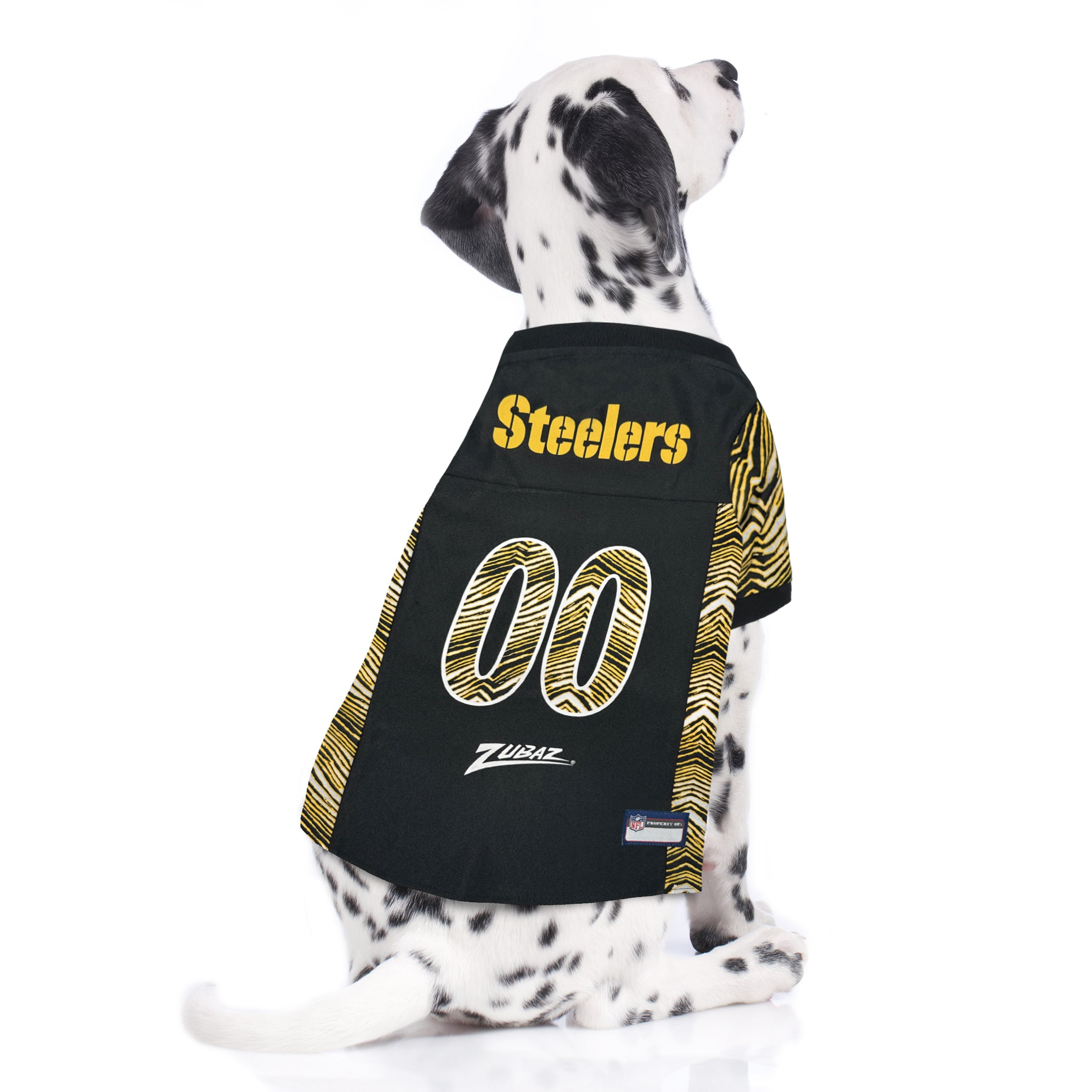 Pittsburgh Steelers Zubaz Pet Jersey Image 1