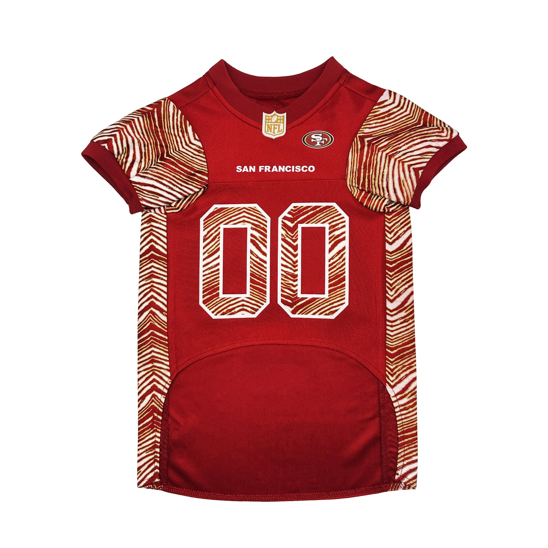 San Francisco 49ers Zubaz Pet Jersey Image 1