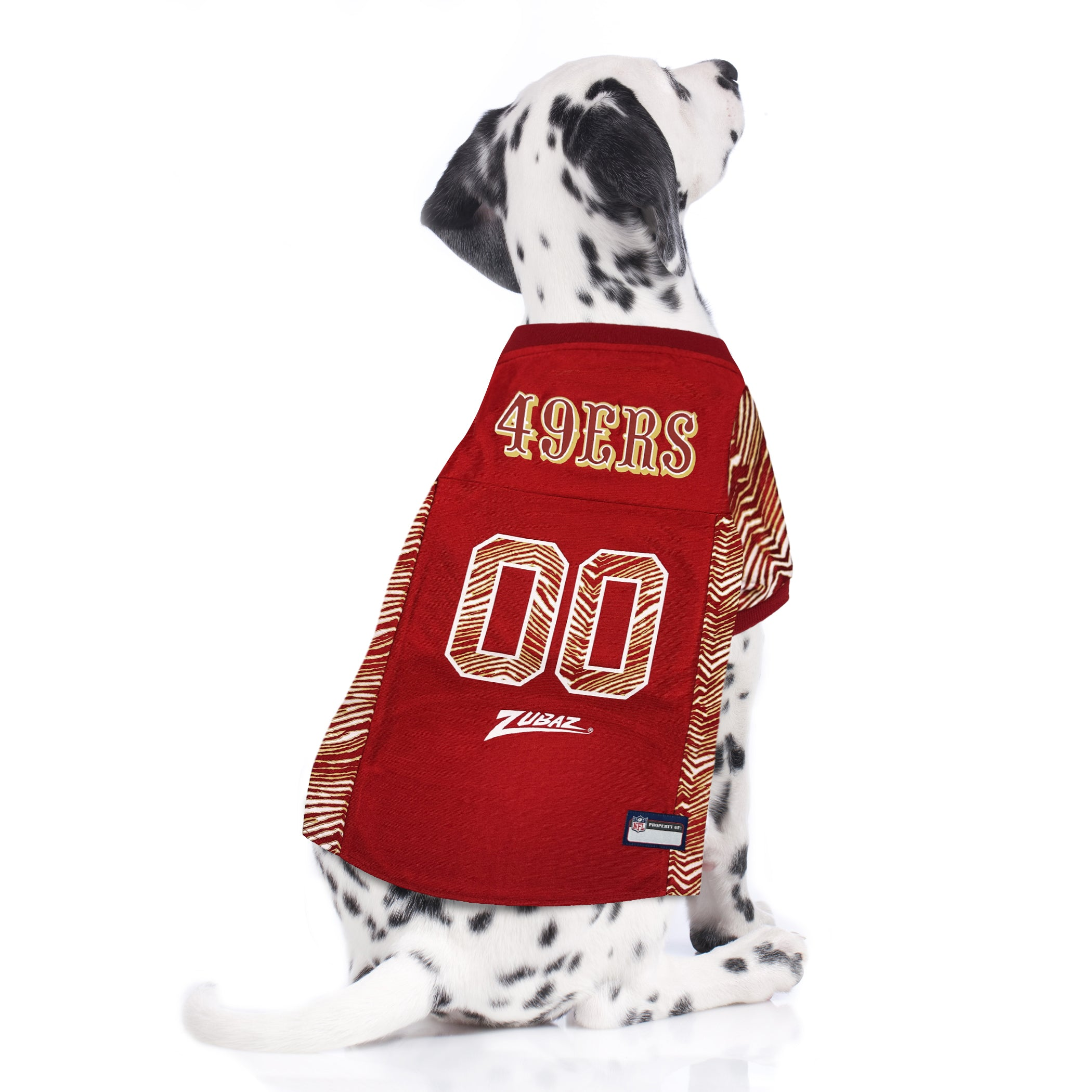 San Francisco 49ers Zubaz Pet Jersey Image 1