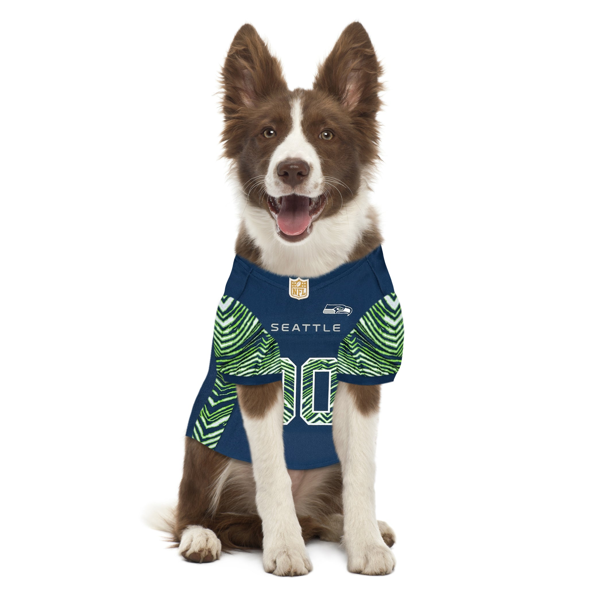 Seattle Seahawks Zubaz Pet Jersey Image 1
