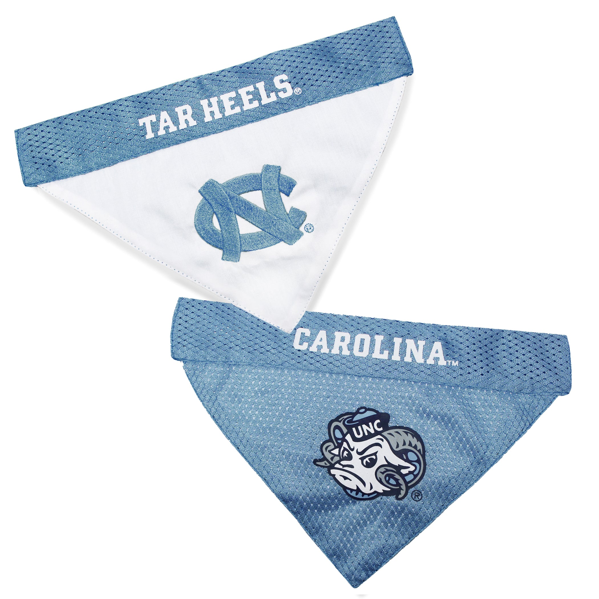 U Of North Carolina Reversible Bandana Image 1