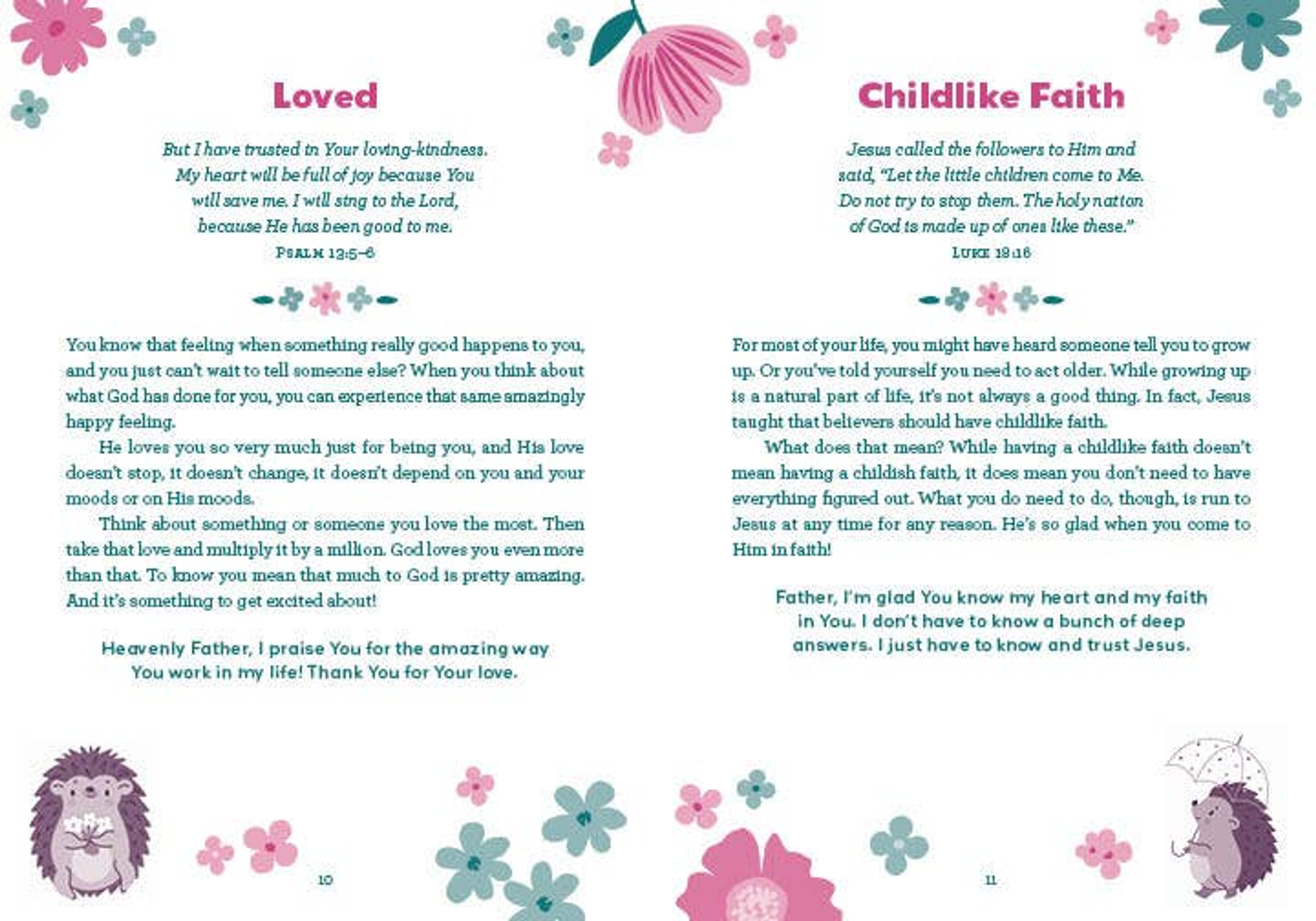 God Is So Good: Devotions and Prayers for Girls