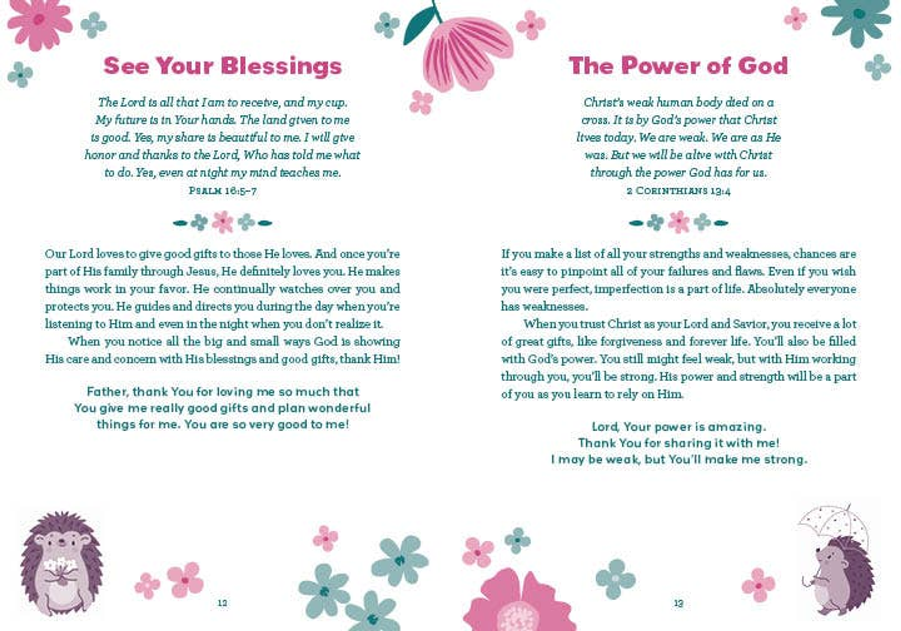 God Is So Good: Devotions and Prayers for Girls