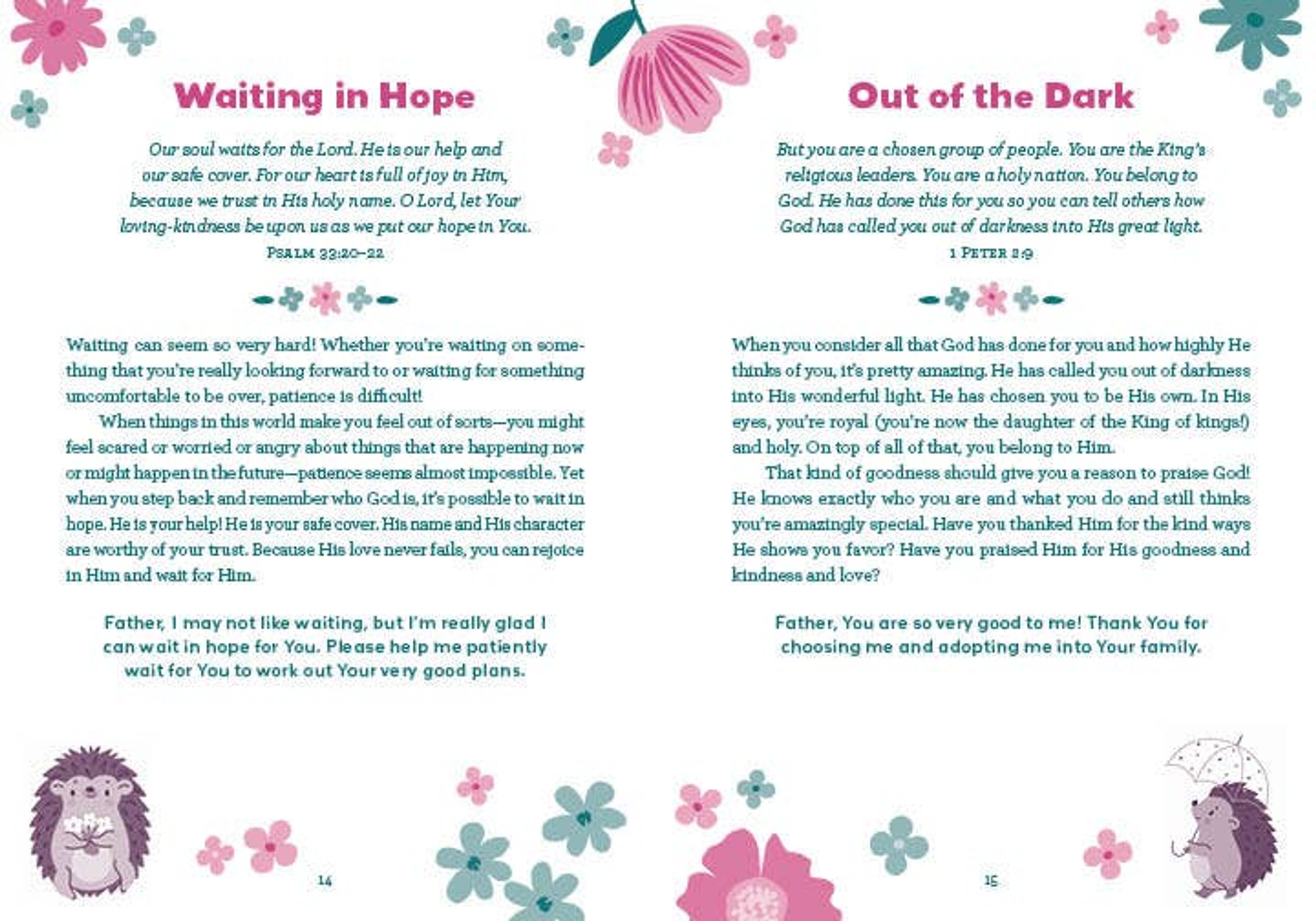God Is So Good: Devotions and Prayers for Girls