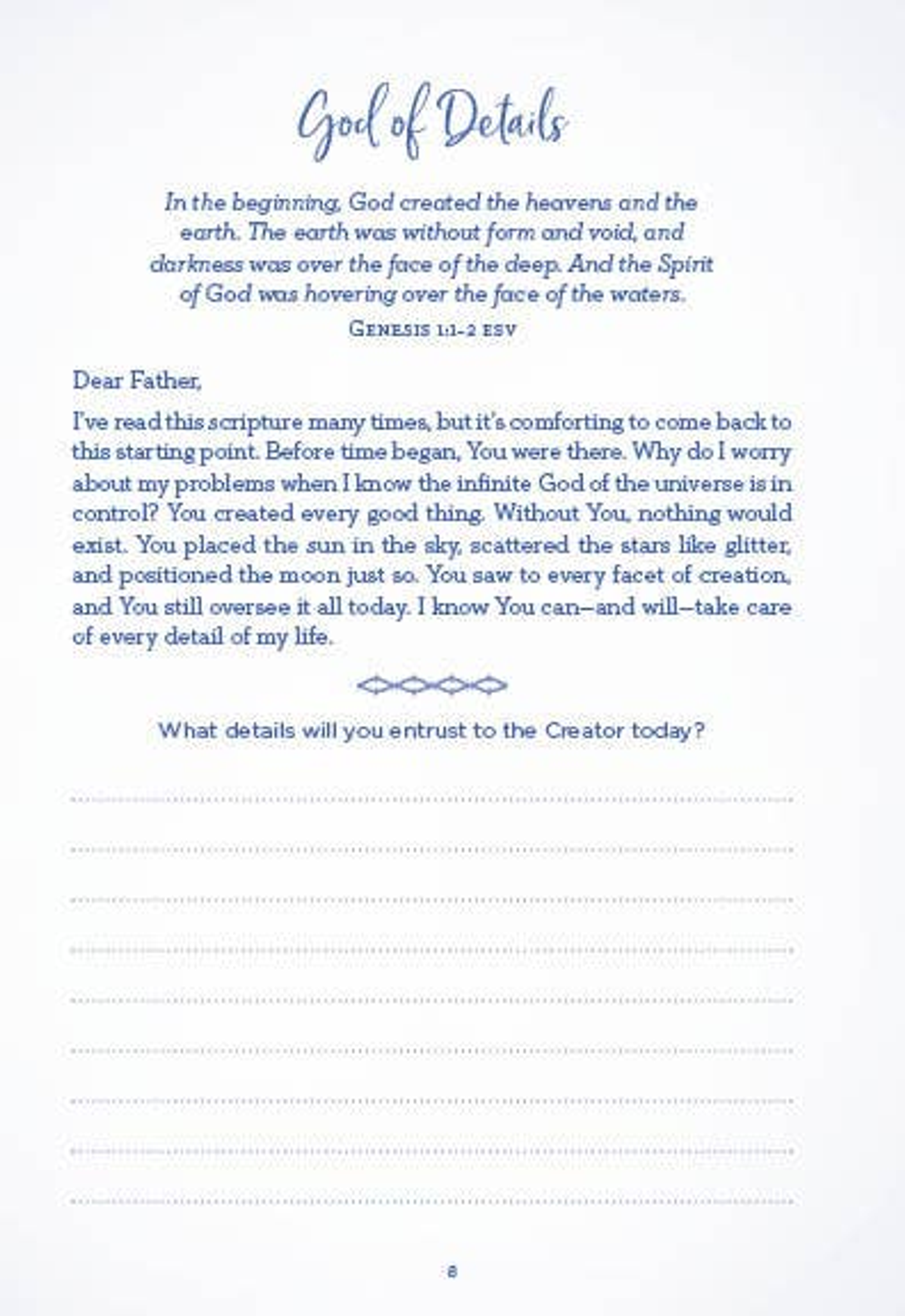 My Prayer Journal: 3-Minute Prayers for the Worried Heart