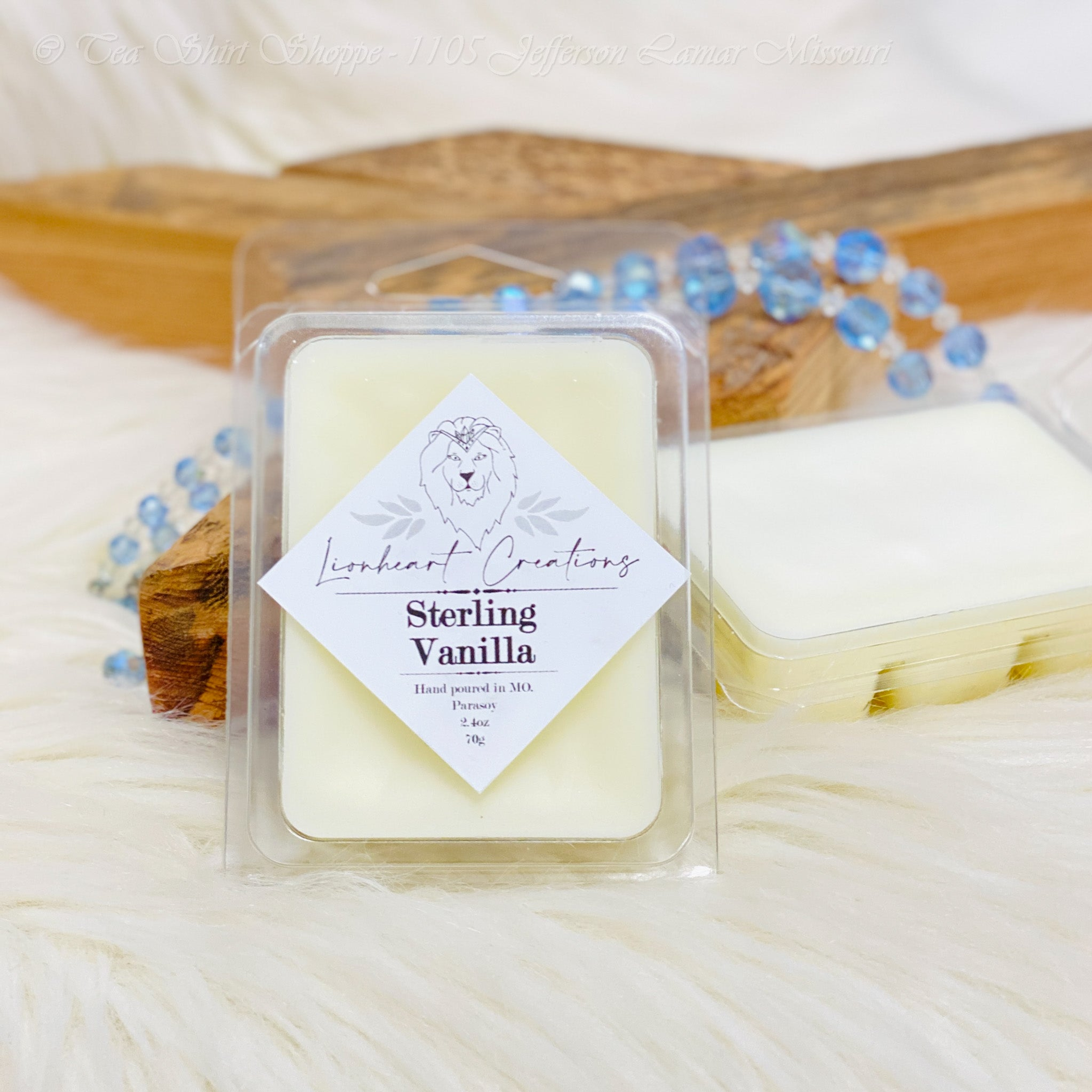 Sterling Vanilla Scented Wax Melt | Warm Ambiance