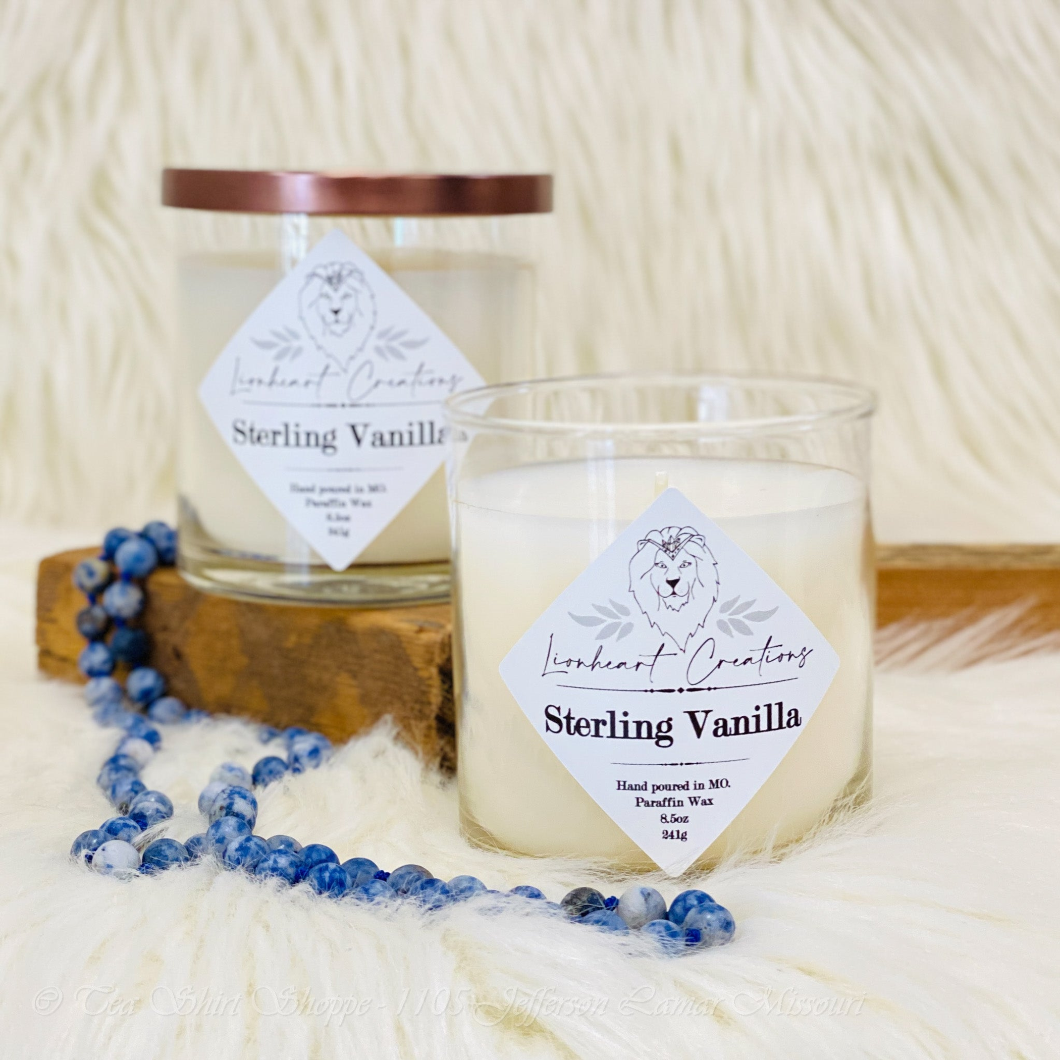 Sterling Vanilla Paraffin Candle | Warm Ambiance