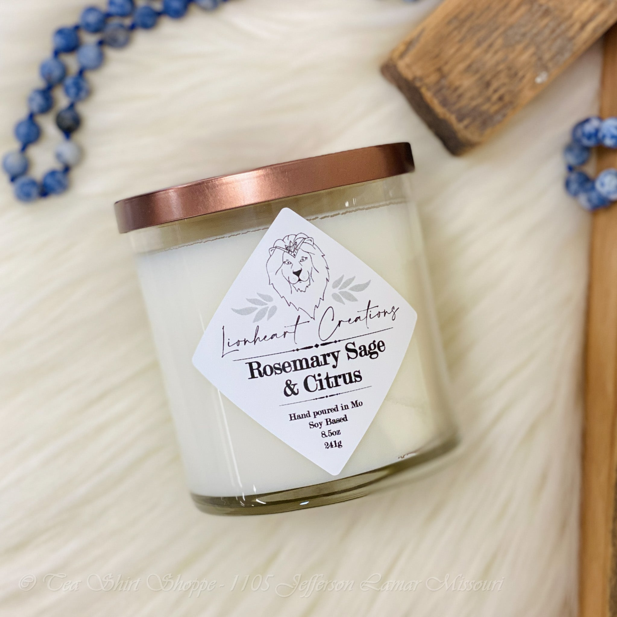 Rosemary Sage & Citrus Soy Candle | Mood-Setting Scent
