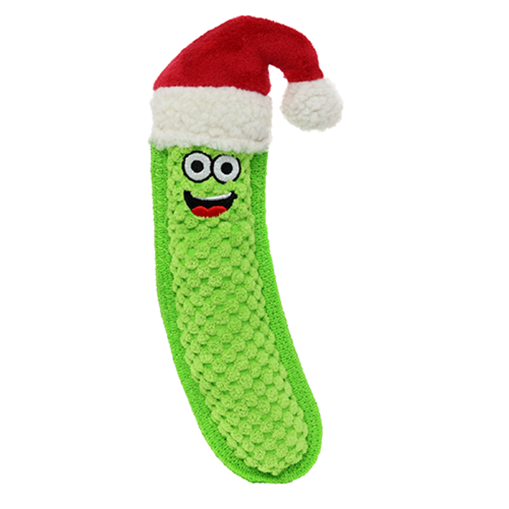 Tuffy Holiday Funny Food Pickle Santa Hat Regular Pickle Santa