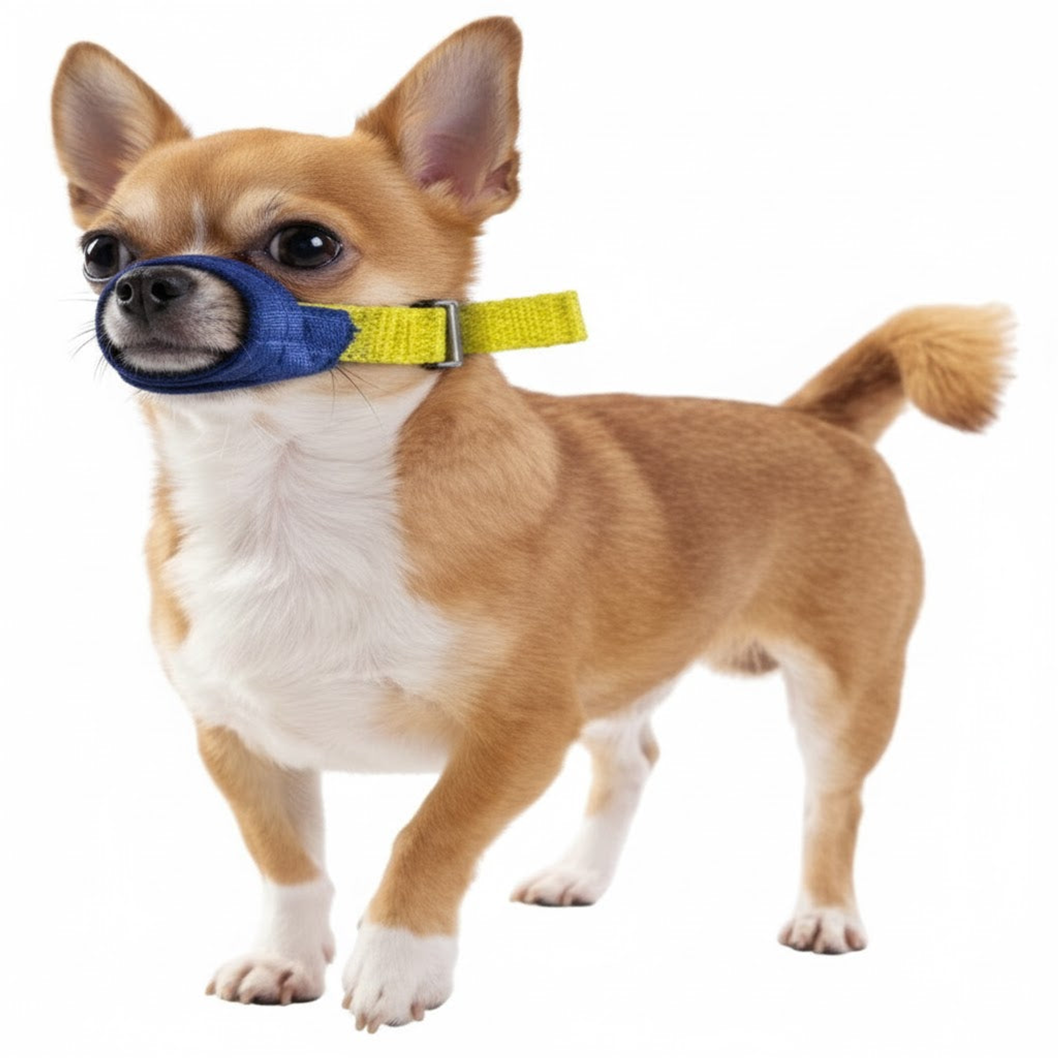 Color-Coded Strap Quick Muzzle for Dogs Small Blue