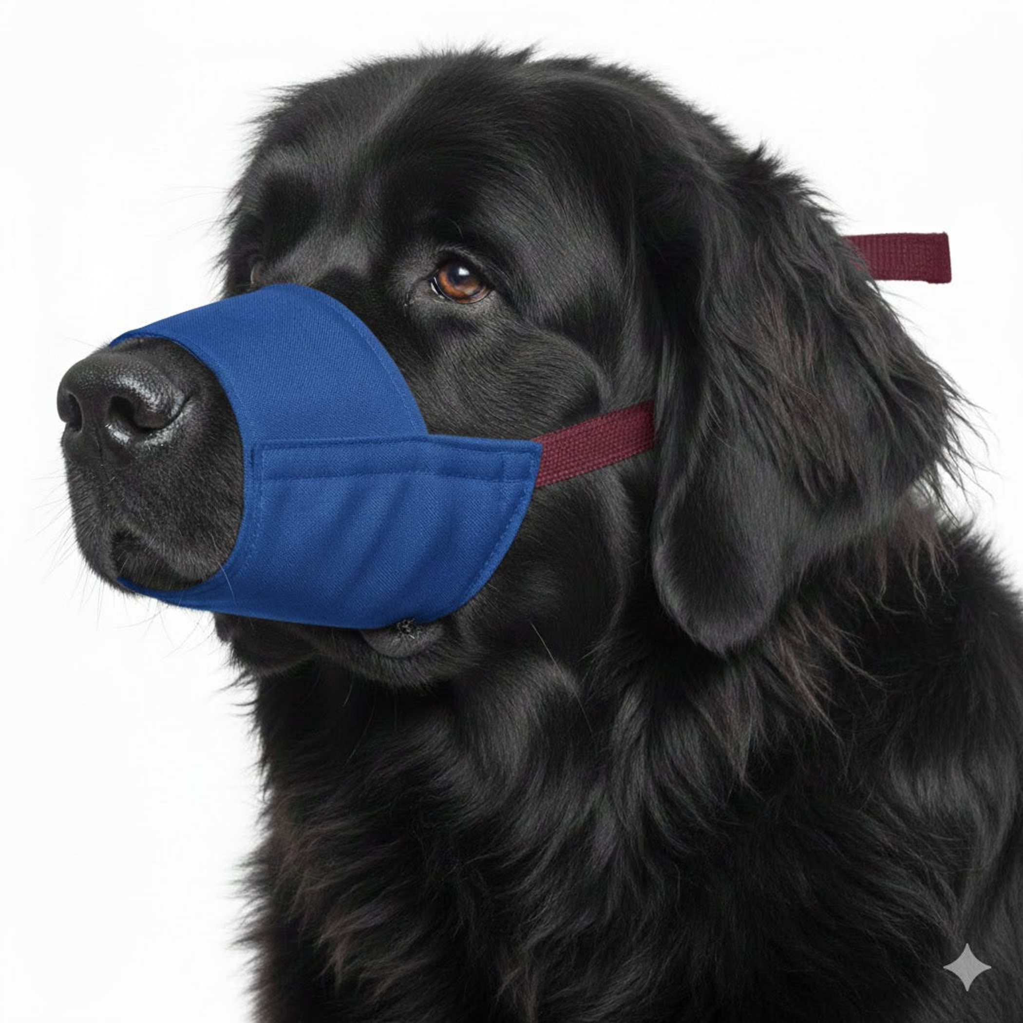 Color-Coded Strap Quick Muzzle for Dogs 5XL Blue