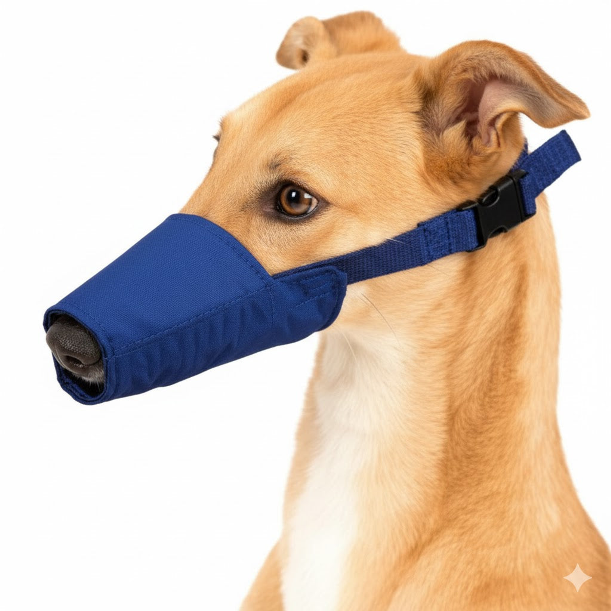 Quick Muzzle for Long Snout Dogs Large Blue