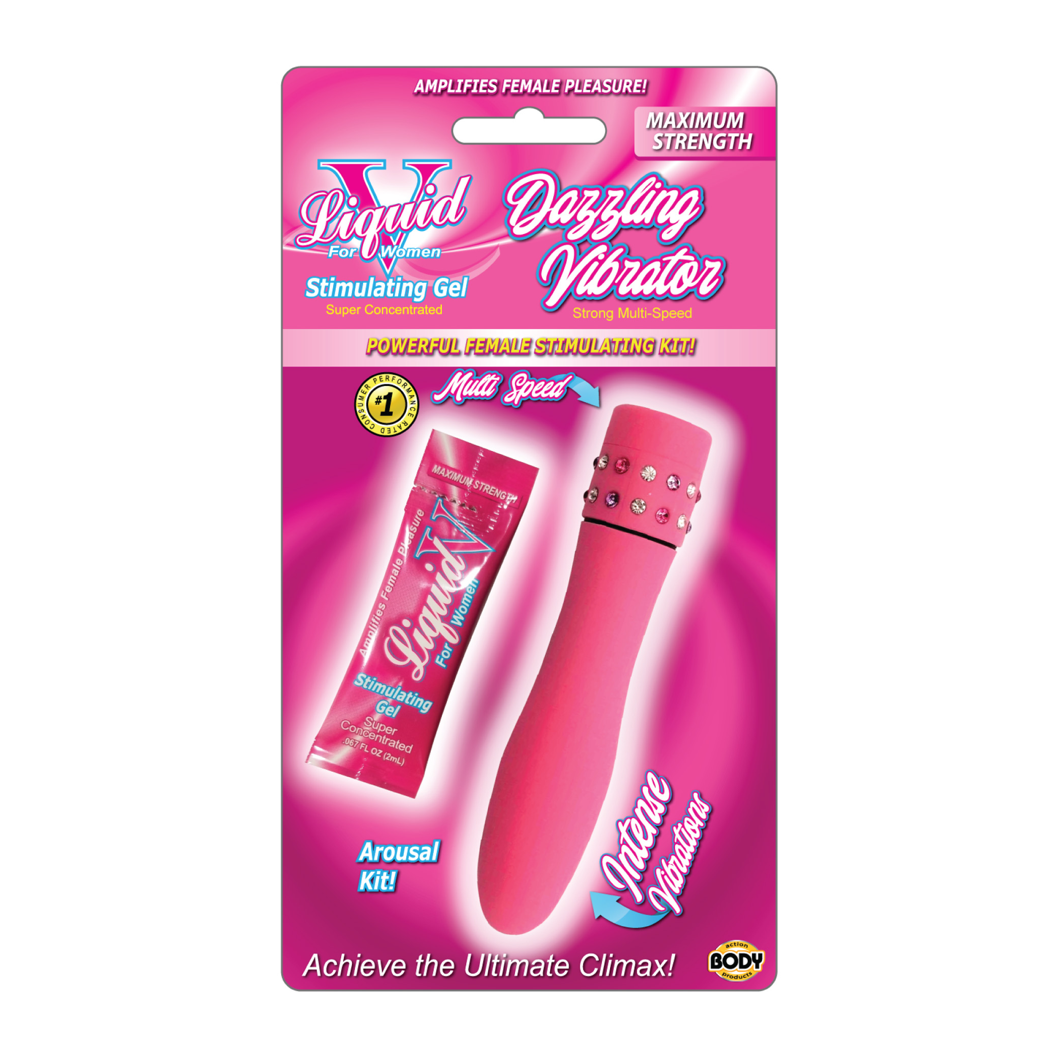 Liquid V Dazzling Vibrator Kit – Couples Sensual Set