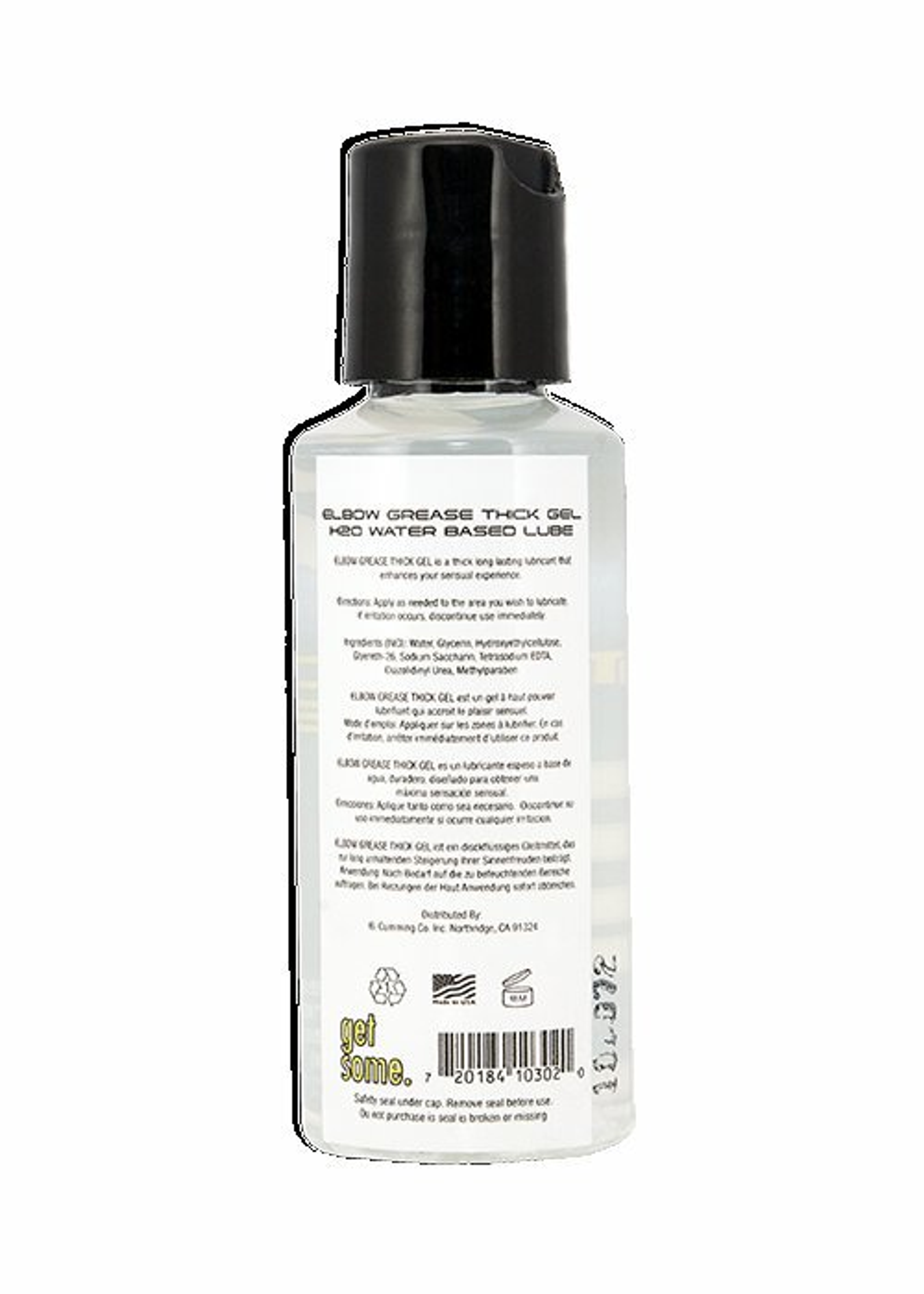 Elbow Grease Thick Gel Lubricant | Regular 2.4 Oz