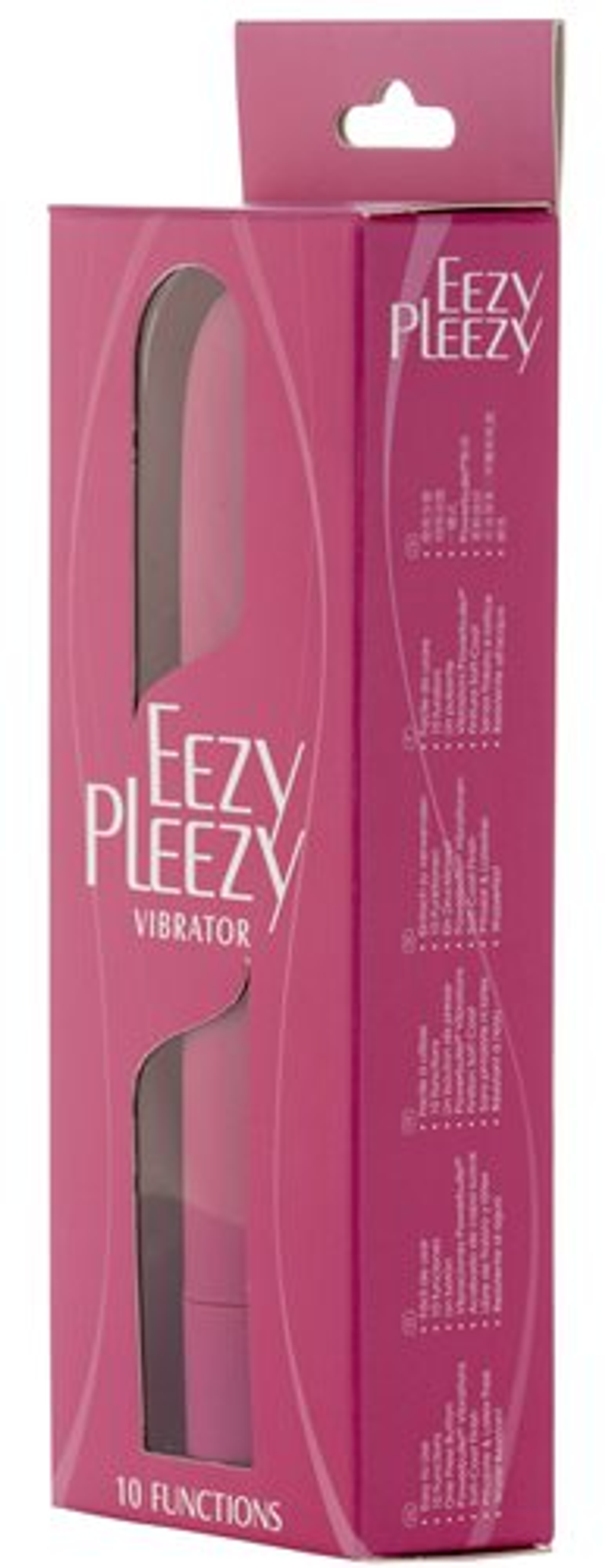 PowerBullet Eezy Pleezy 7in Vibe in Pink | Slim Classic Vibrator