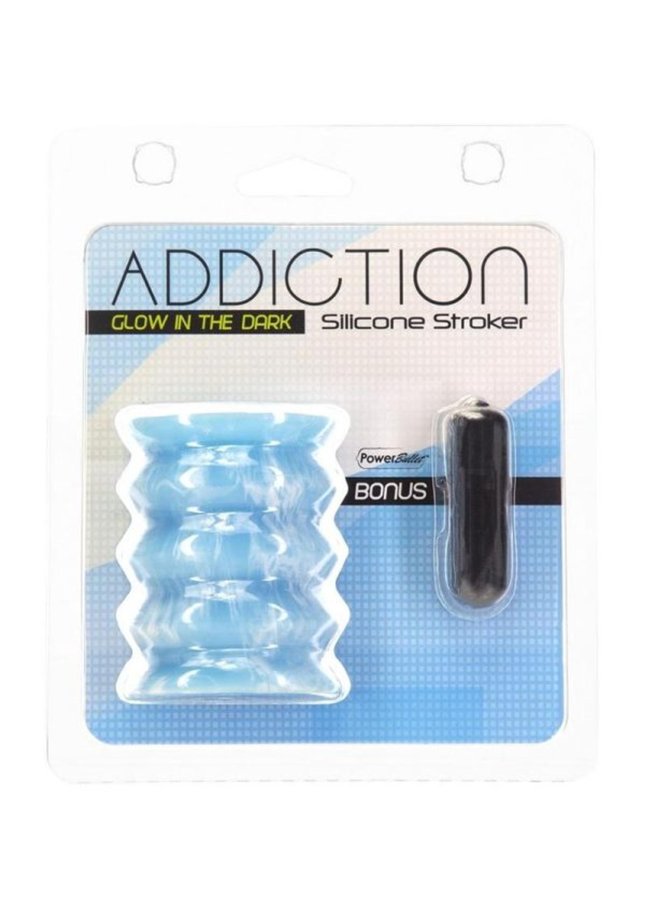 Addiction Silicone Glow-in-the-Dark Stroker