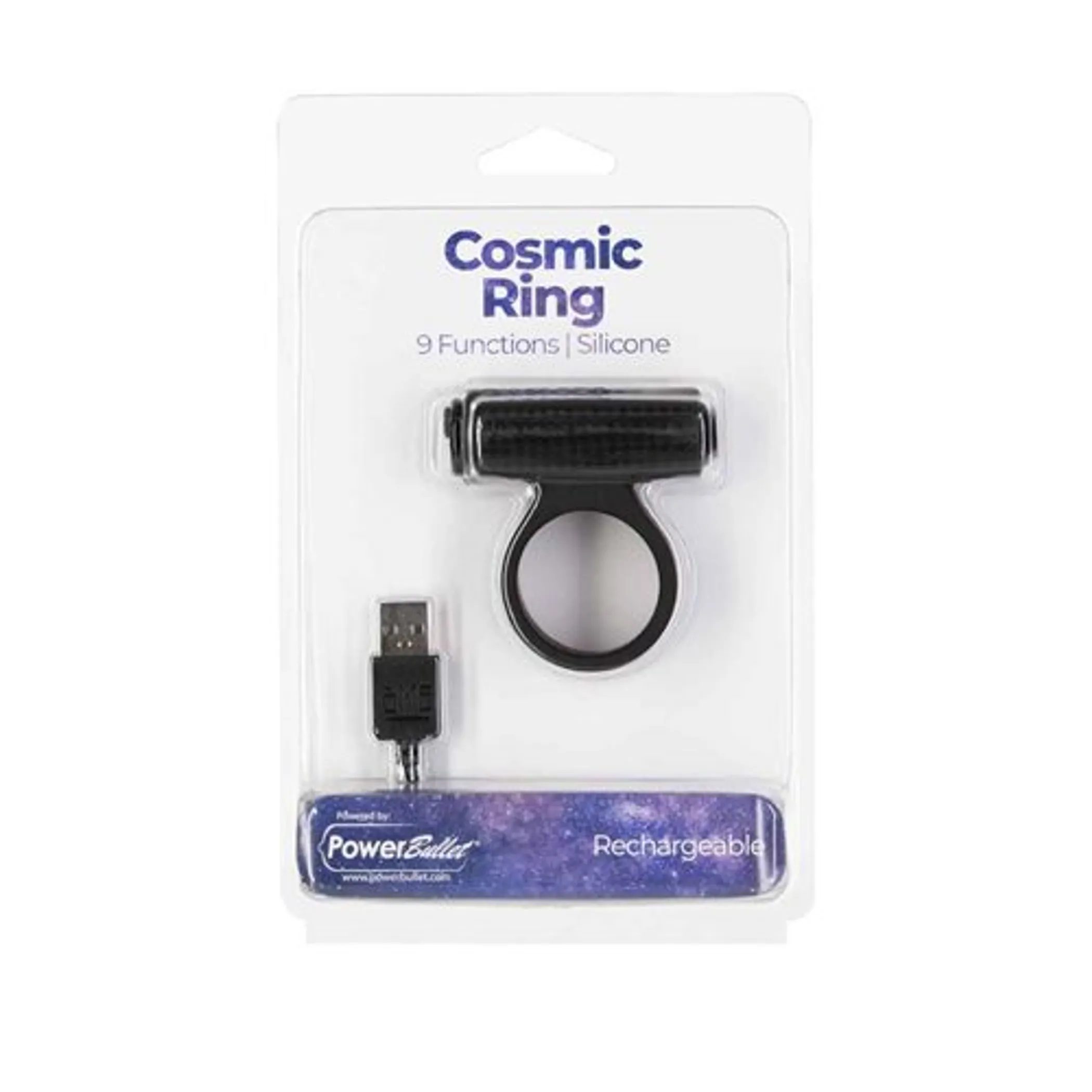 Cosmic Cock Ring With Vibrating Bullet